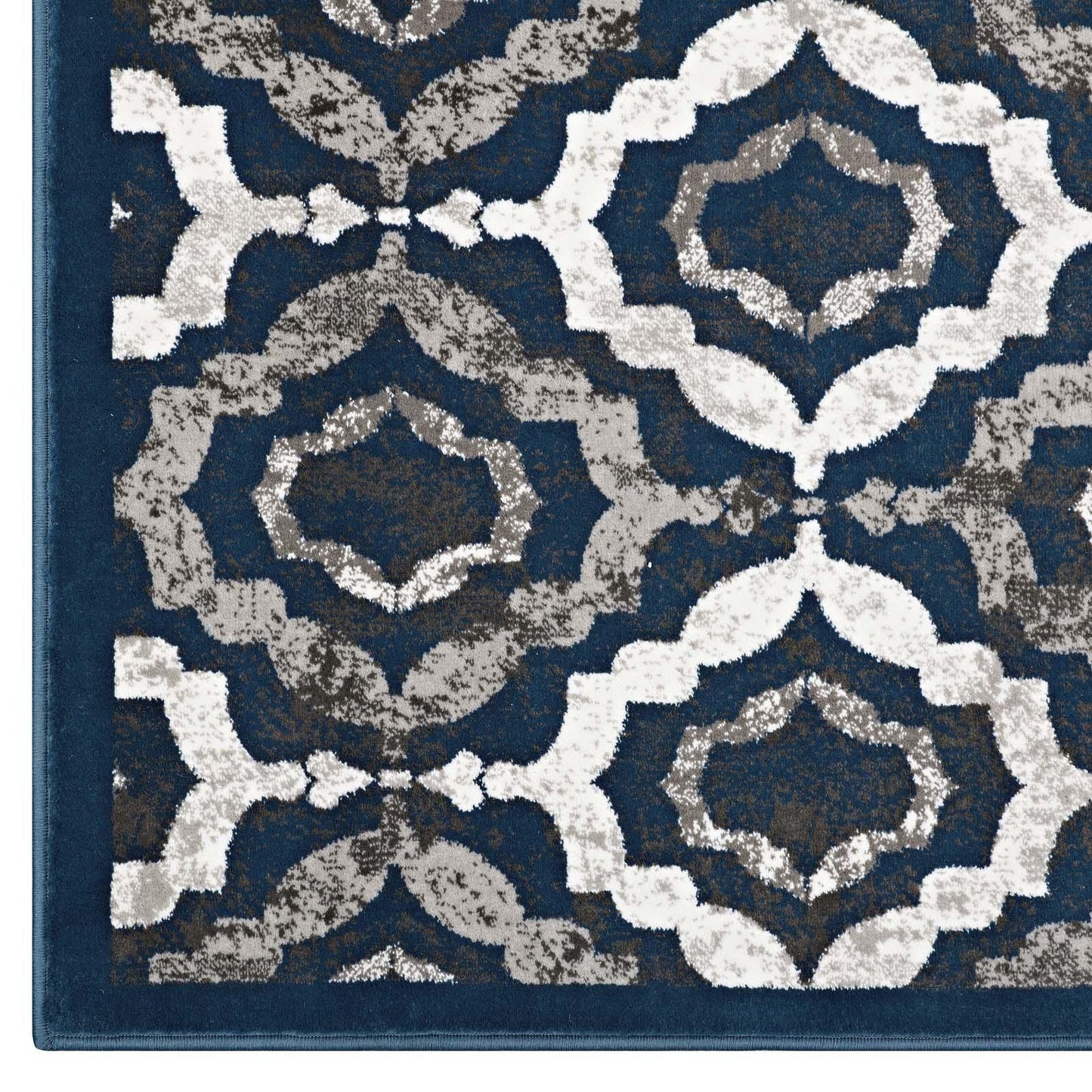 Modway Kalinda Rustic Vintage Moroccan Trellis Area Rug FredCo