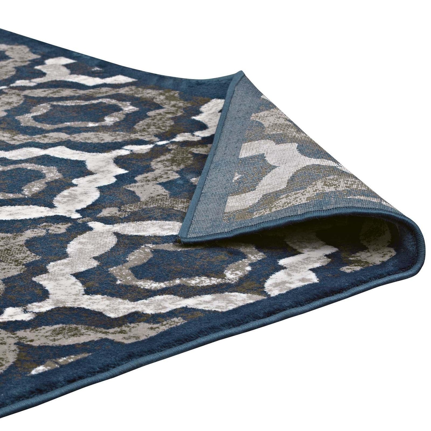 Modway Kalinda Rustic Vintage Moroccan Trellis Area Rug FredCo