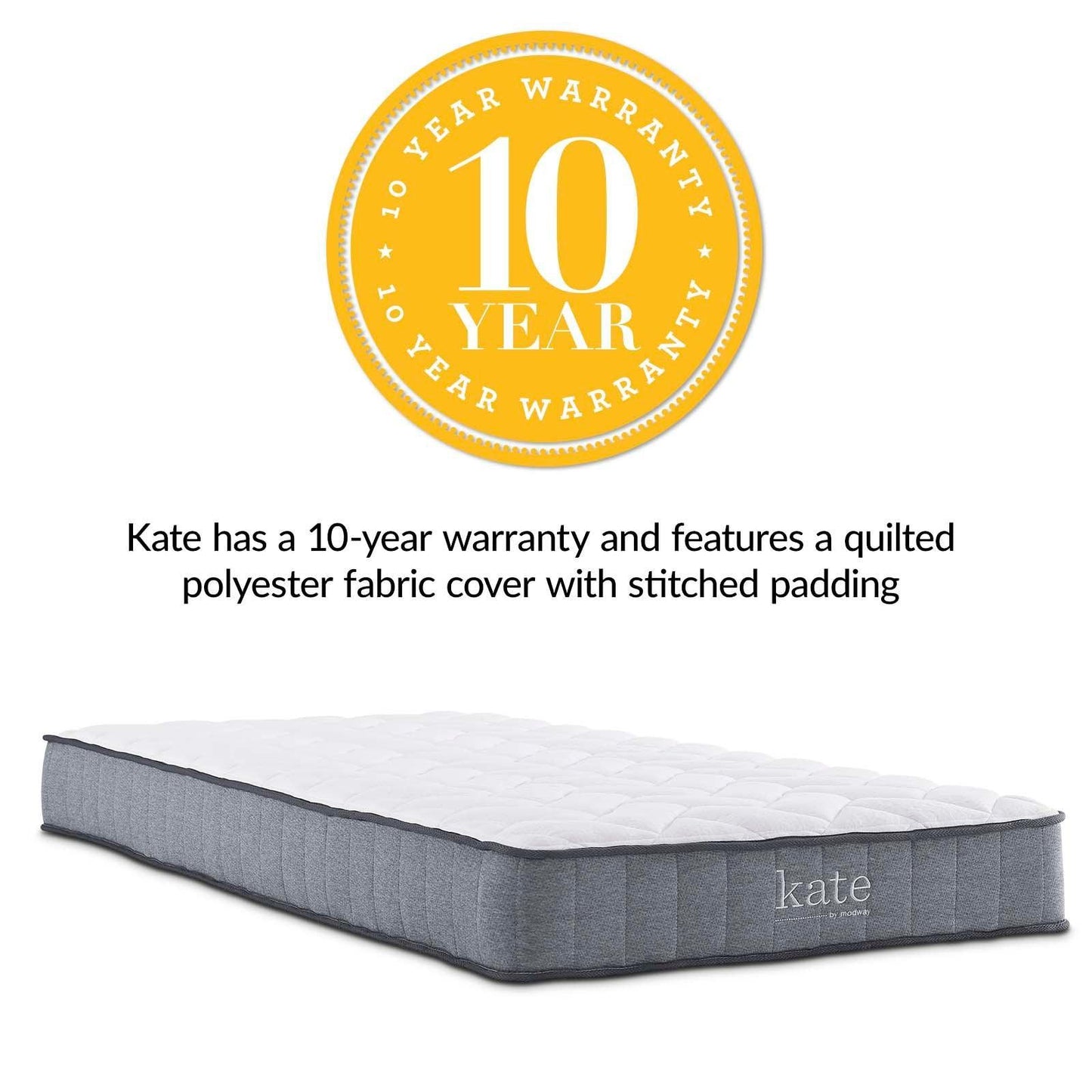 Modway Kate 8" Twin Mattress FredCo