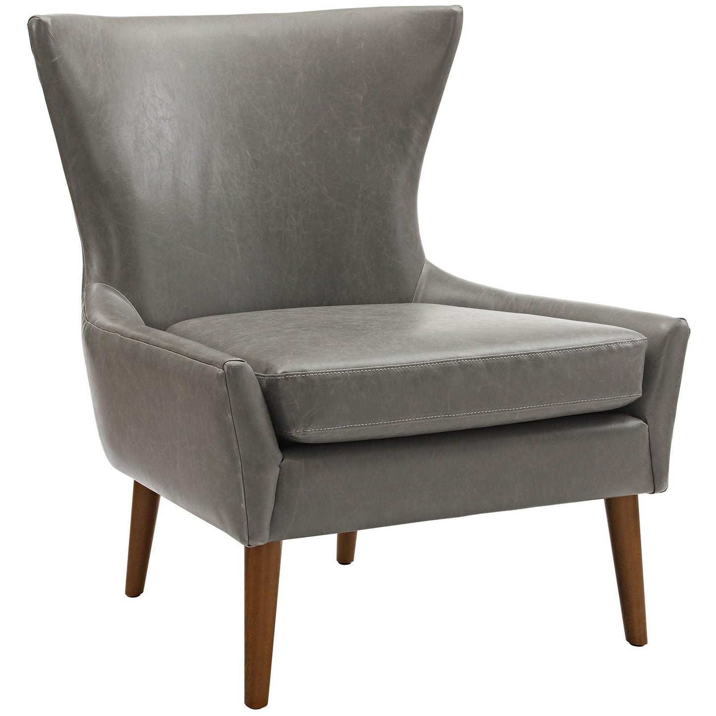 Modway Keen Upholstered Vinyl Armchair FredCo