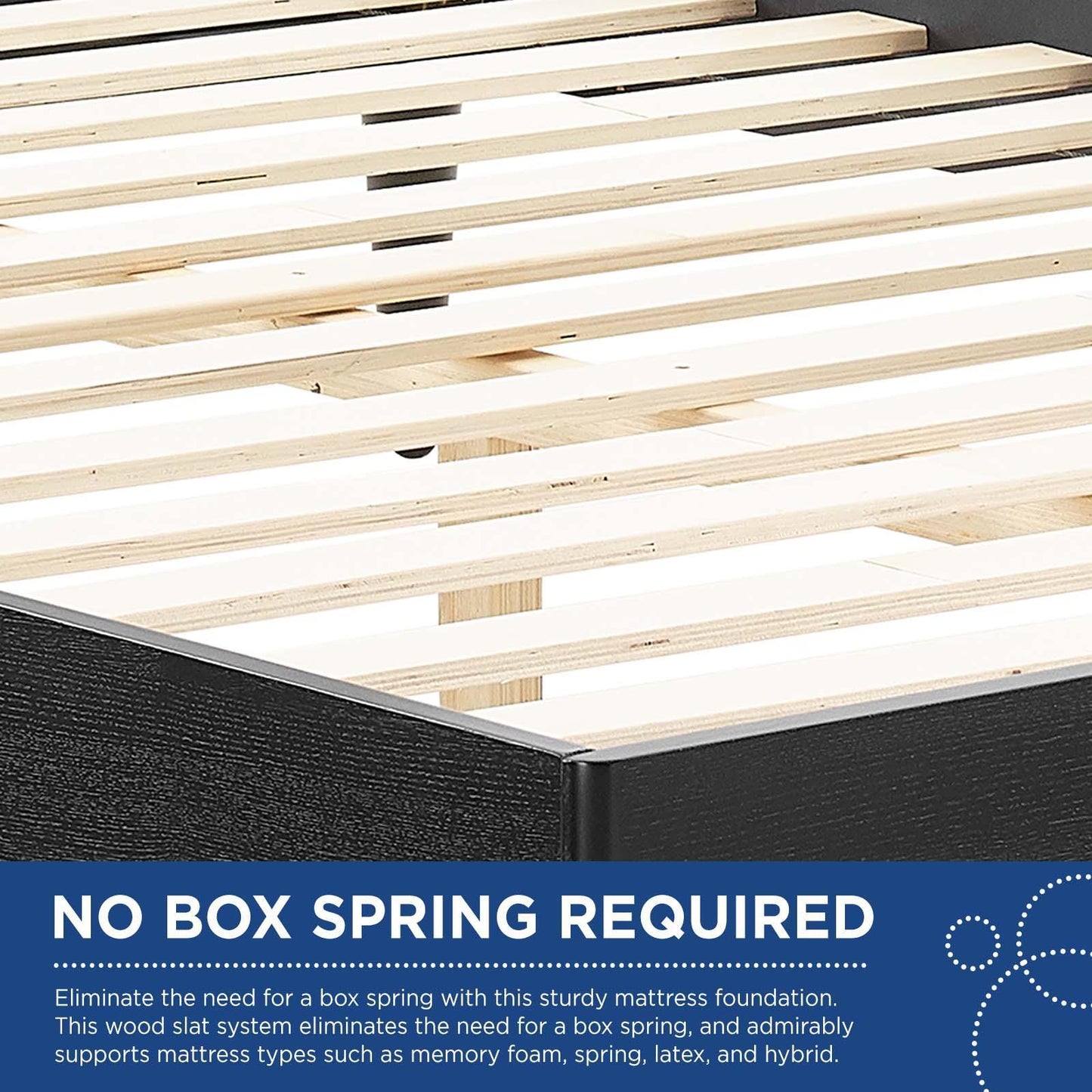 Modway Kelsea Cane and Wood King Platform Bed With Splayed Legs FredCo