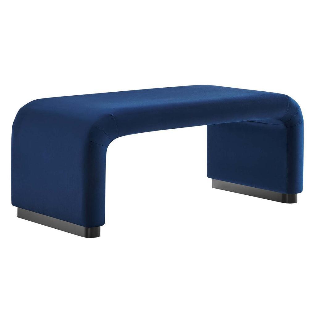 Modway Koda Performance Velvet Waterfall Ottoman FredCo