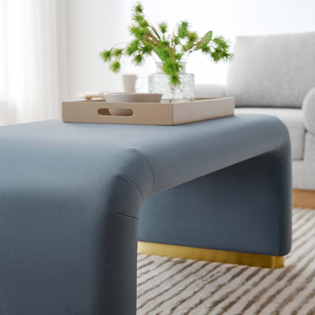 Modway Koda Performance Velvet Waterfall Ottoman FredCo