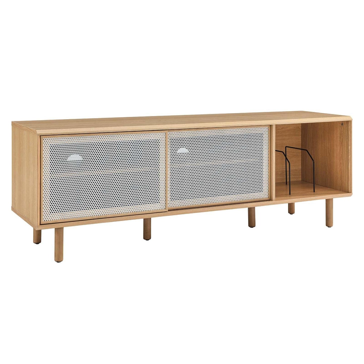 Modway Kurtis 67" TV and Vinyl Record Stand FredCo