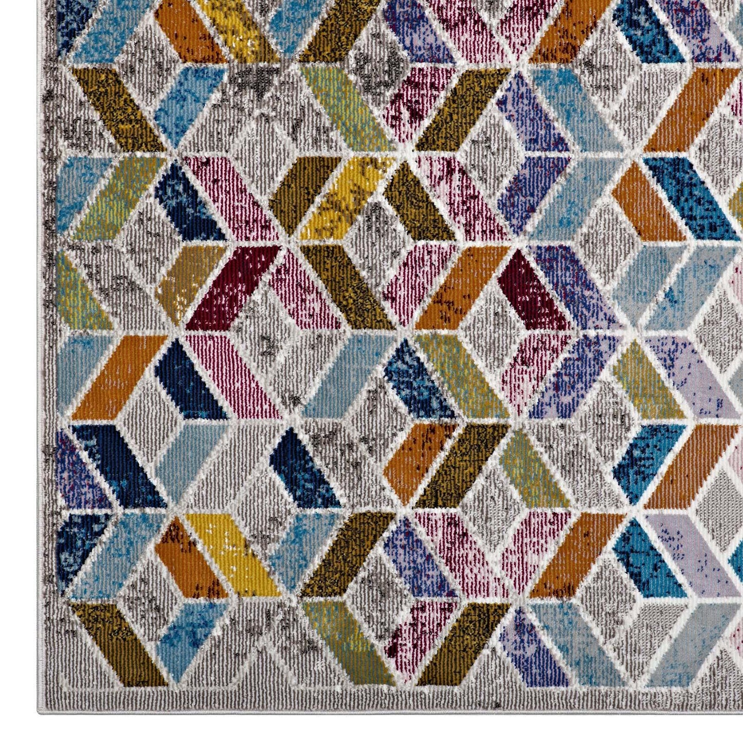 Modway Laleh Geometric Mosaic Area Rug FredCo