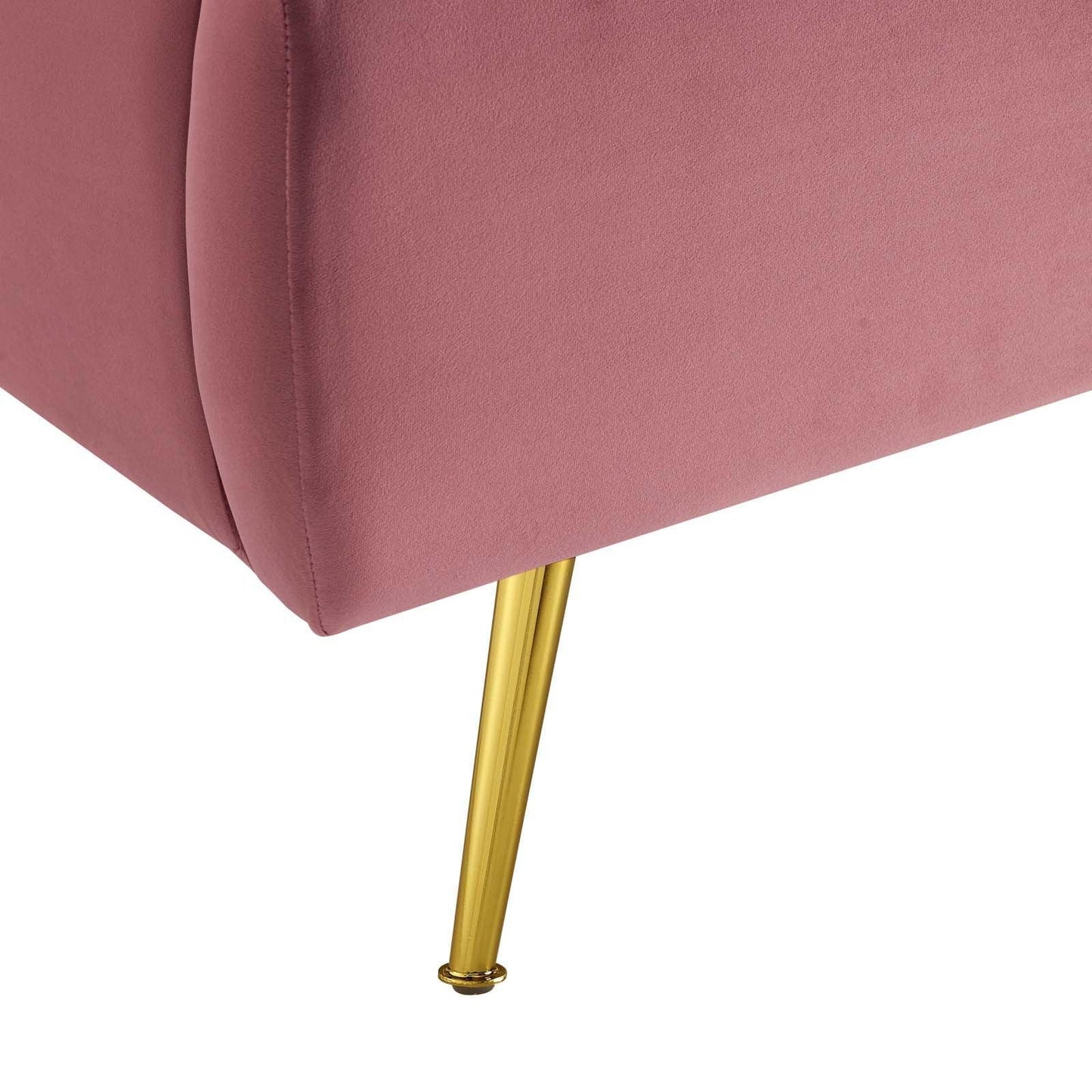 Modway Lana Queen Performance Velvet Wingback Platform Bed FredCo