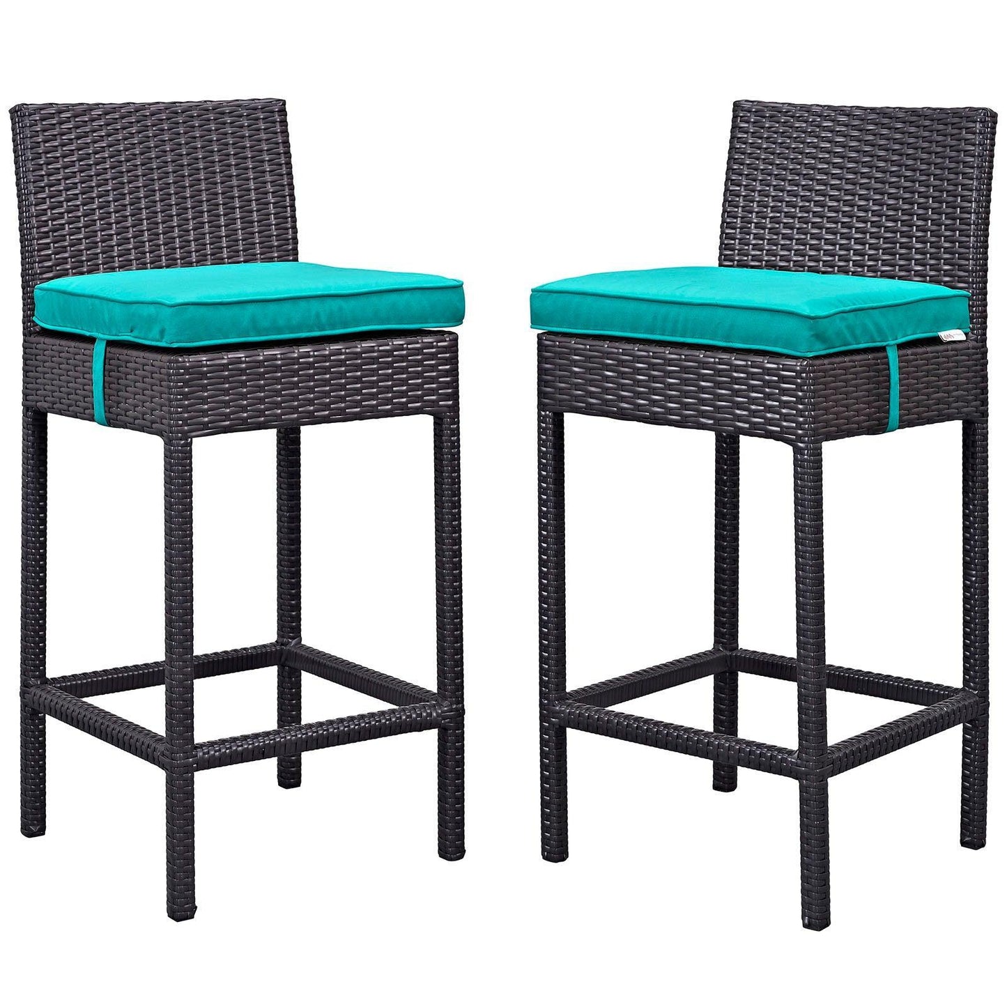 Modway Lift Bar Stool Outdoor Patio Set of 2 FredCo