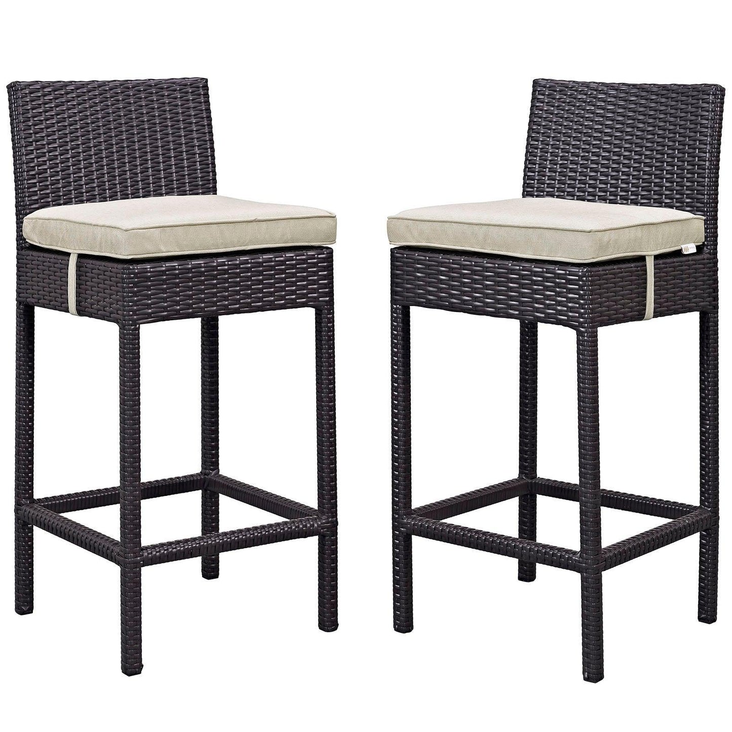 Modway Lift Bar Stool Outdoor Patio Set of 2 FredCo