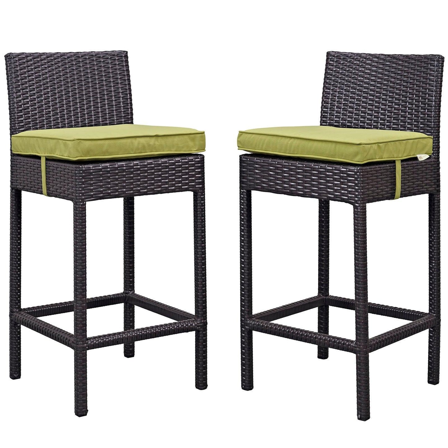 Modway Lift Bar Stool Outdoor Patio Set of 2 FredCo