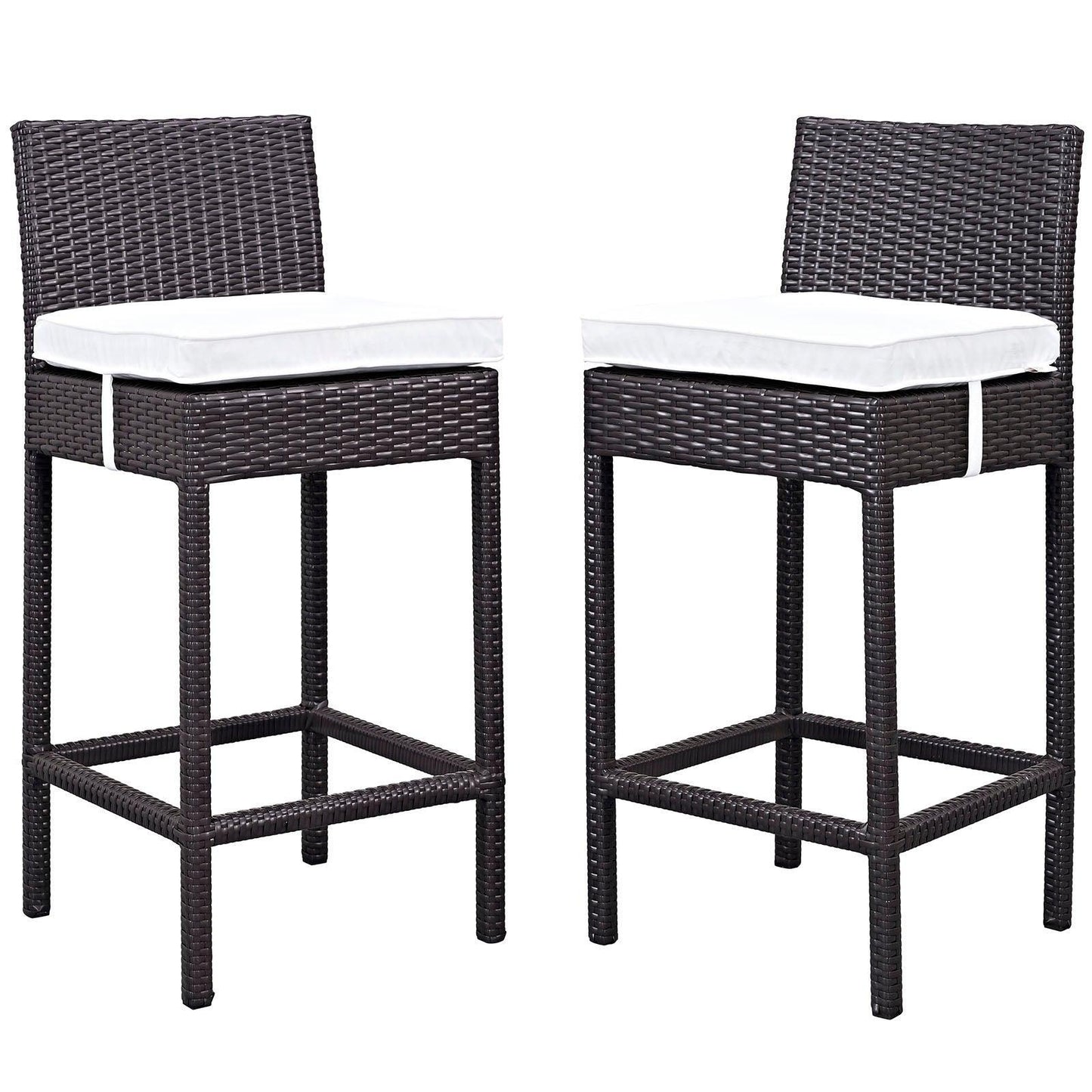 Modway Lift Bar Stool Outdoor Patio Set of 2 FredCo
