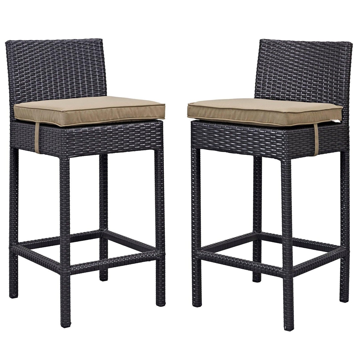 Modway Lift Bar Stool Outdoor Patio Set of 2 FredCo