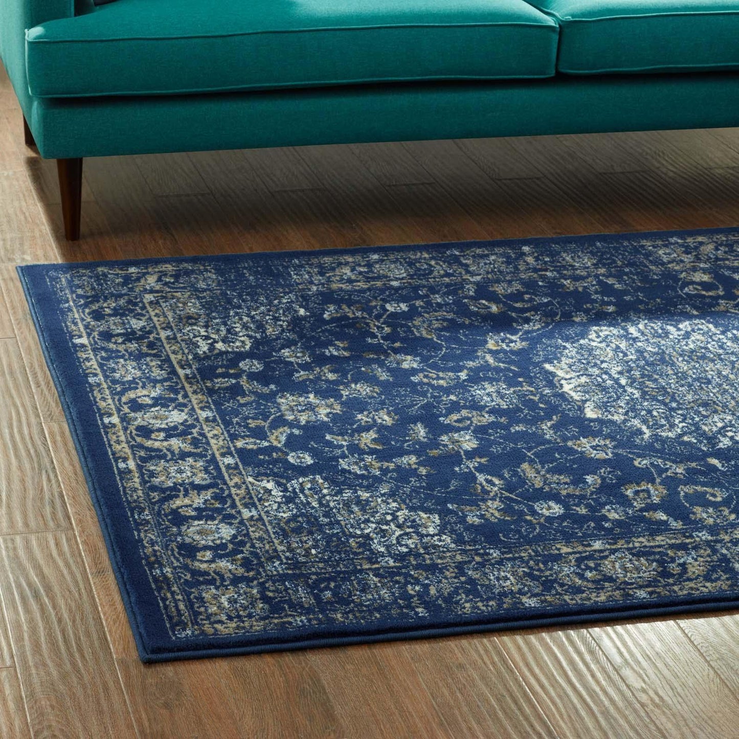 Modway Lilja Distressed Vintage Persian Medallion Area Rug FredCo