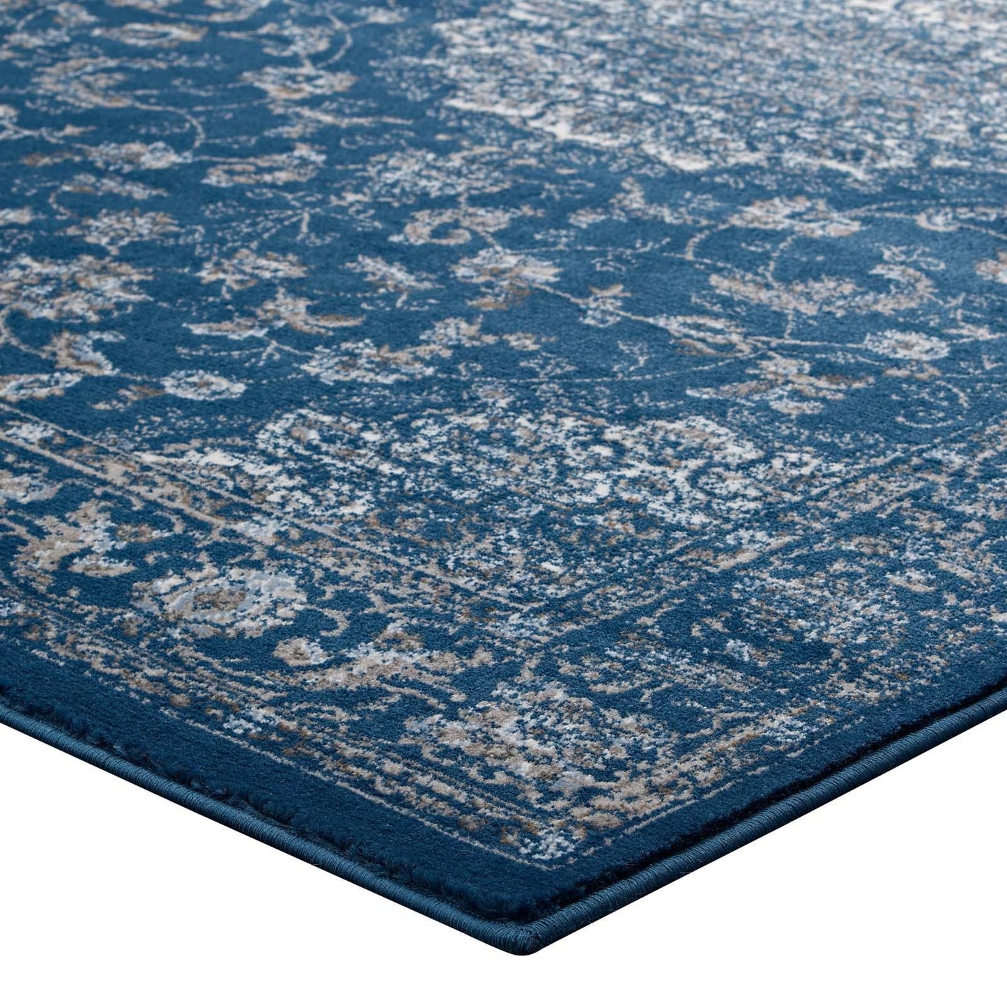 Modway Lilja Distressed Vintage Persian Medallion Area Rug FredCo