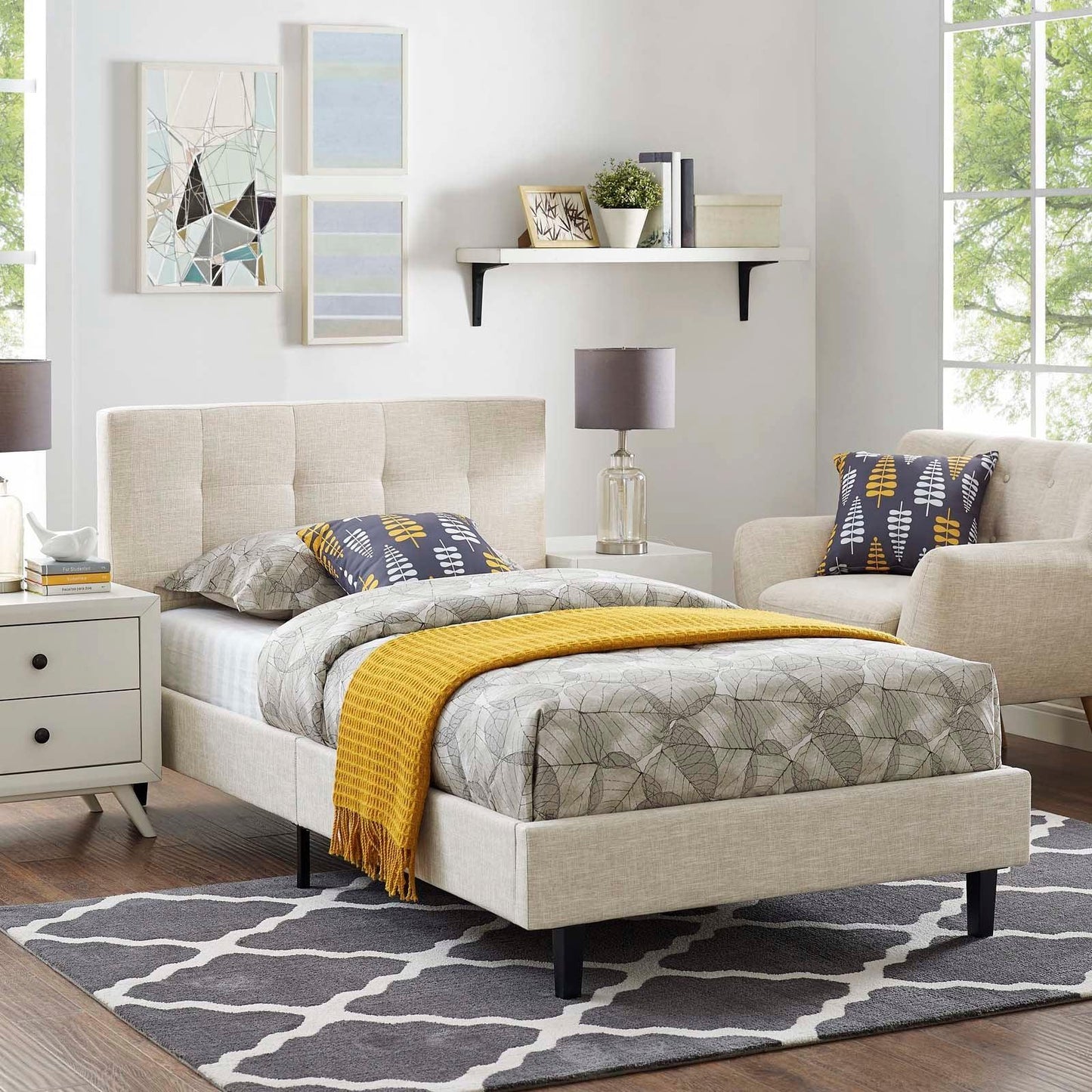 Modway Linnea Twin Bed FredCo