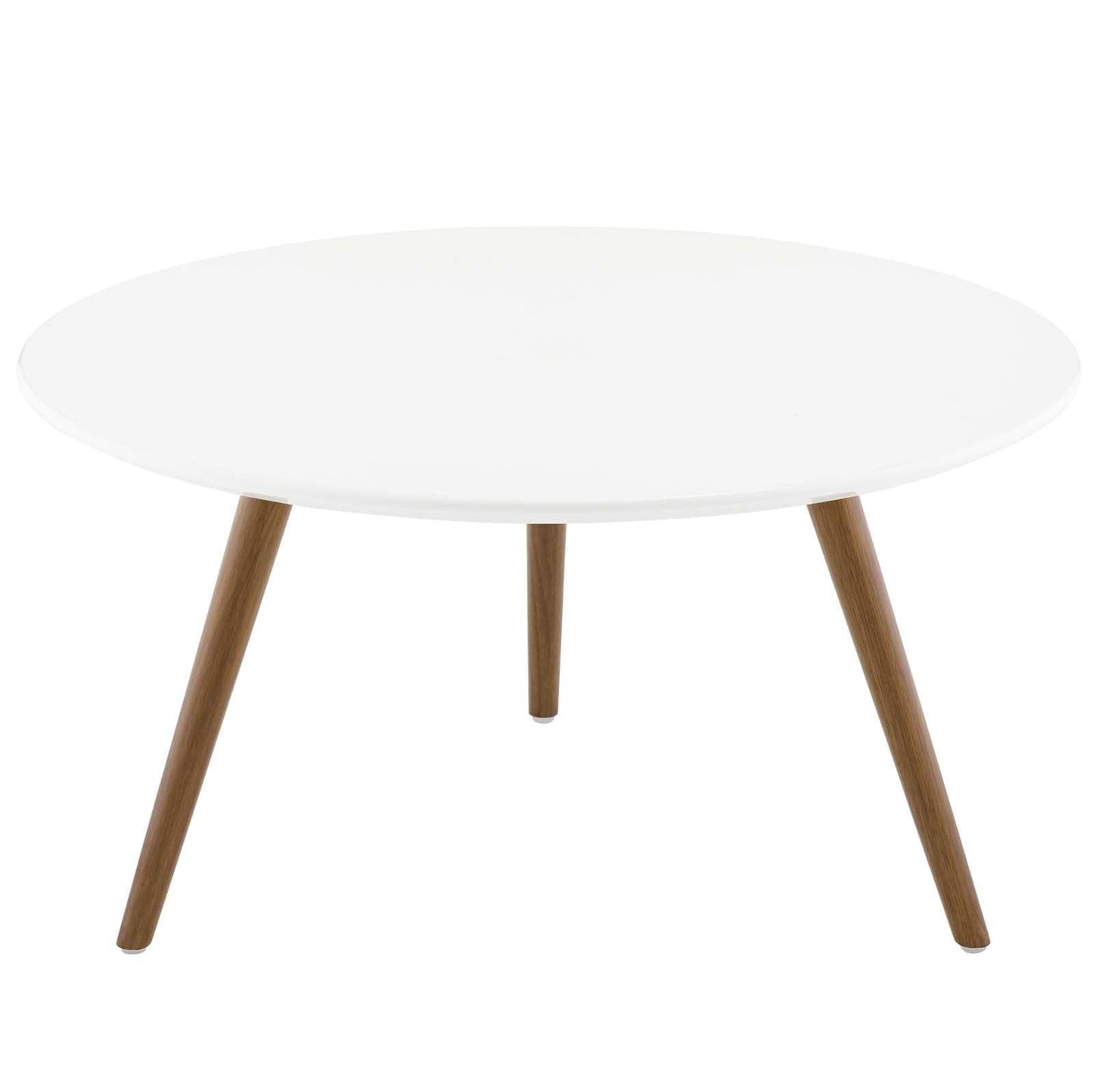 Modway Lippa 28" Round Wood Top Coffee Table with Tripod Base FredCo