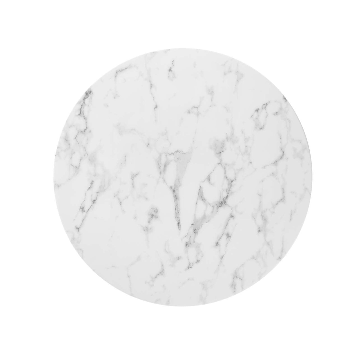 Modway Lippa 36" Round Artificial Marble Dining Table, EEI-3214 FredCo