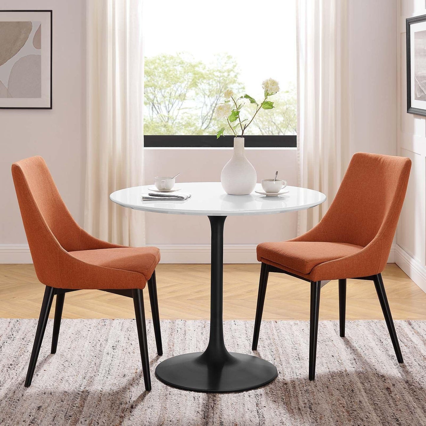 Modway Lippa 36" Round Wood Dining Table, EEI-3511 FredCo
