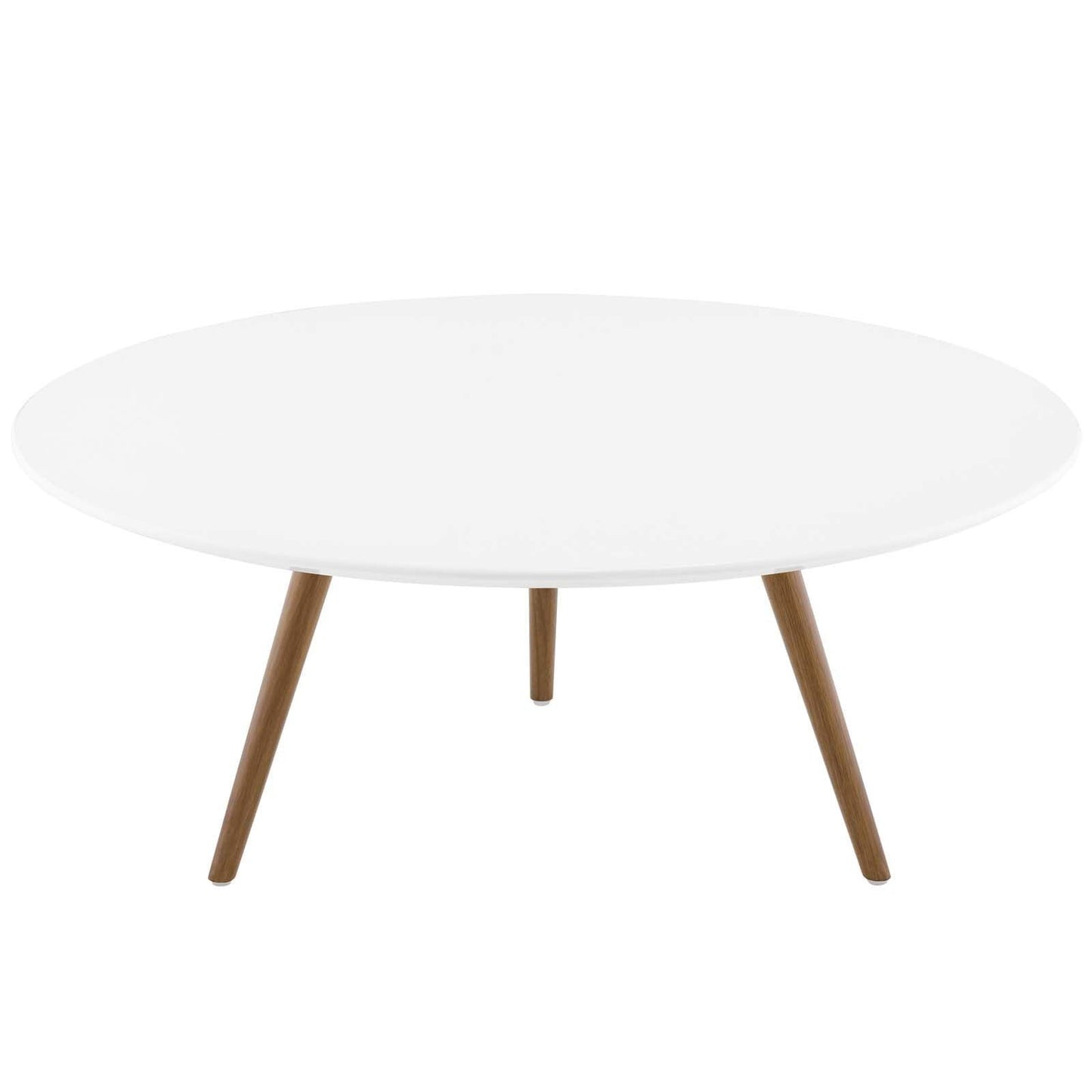 Modway Lippa 36" Round Wood Top Coffee Table with Tripod Base FredCo