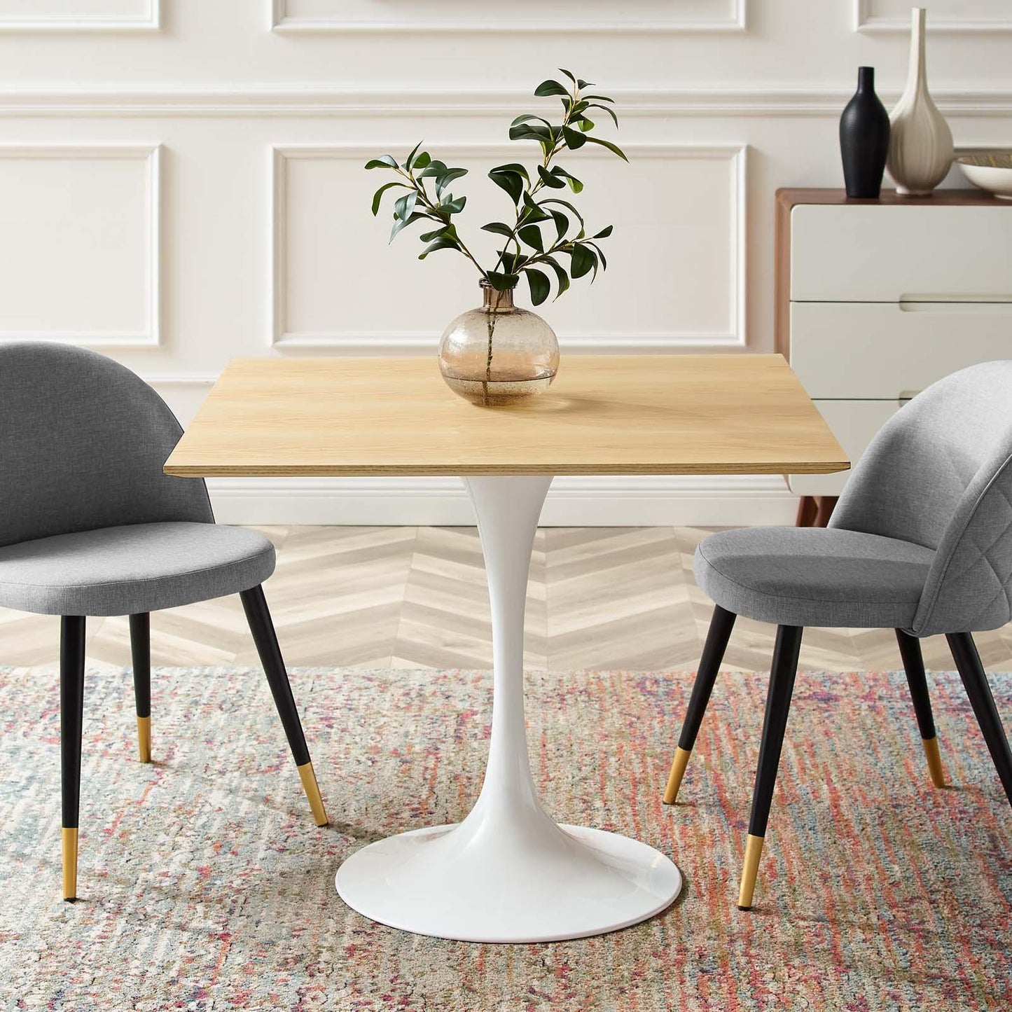 Modway Lippa 36" Square Dining Table FredCo