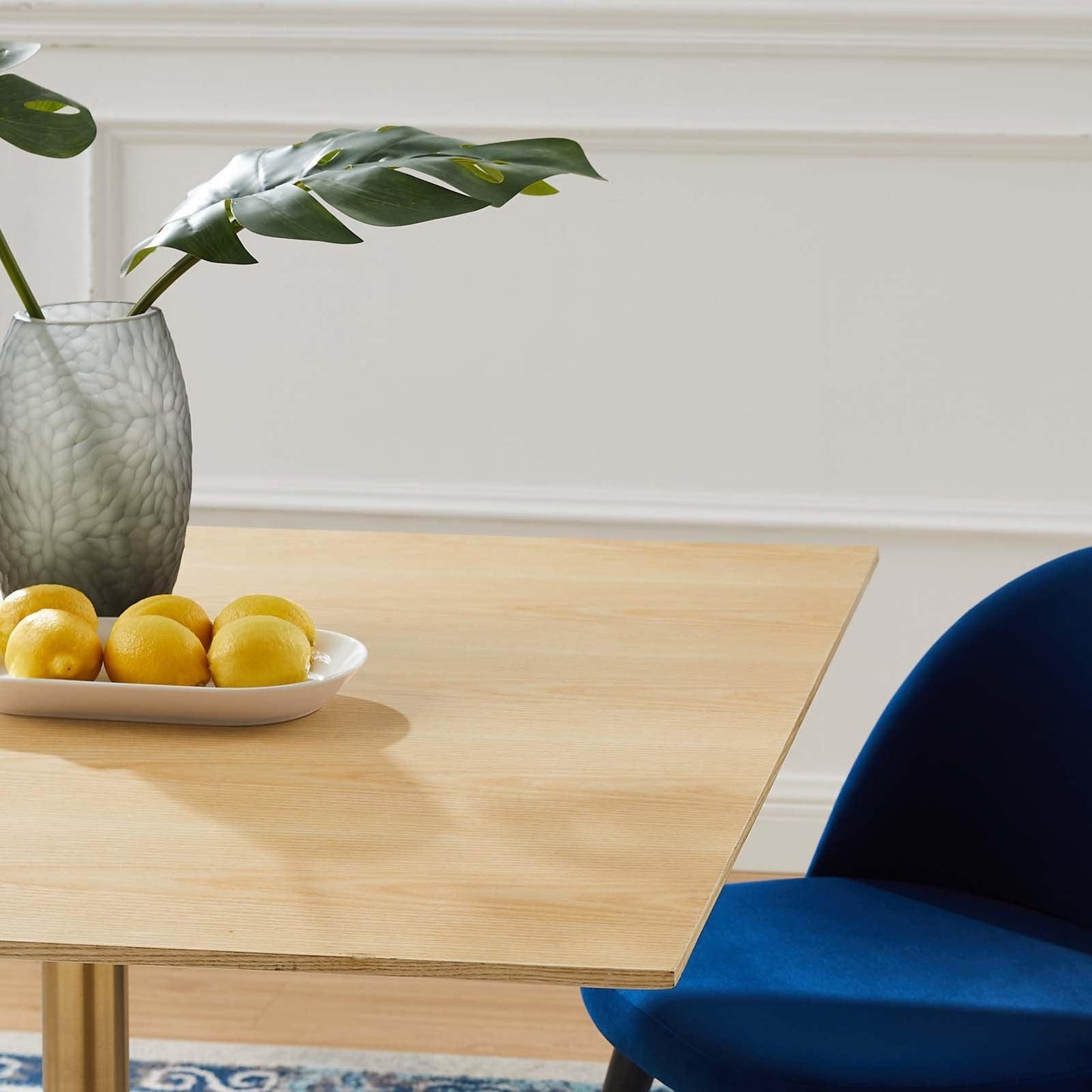 Modway Lippa 40" Square Wood Dining Table FredCo