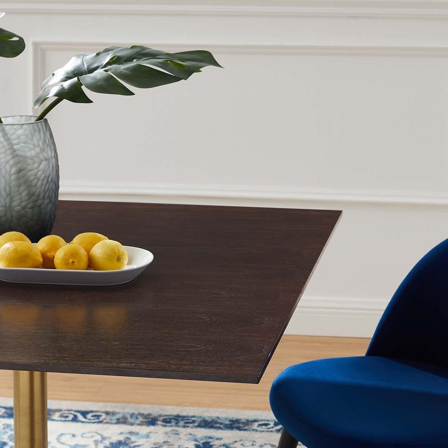 Modway Lippa 40" Square Wood Dining Table FredCo