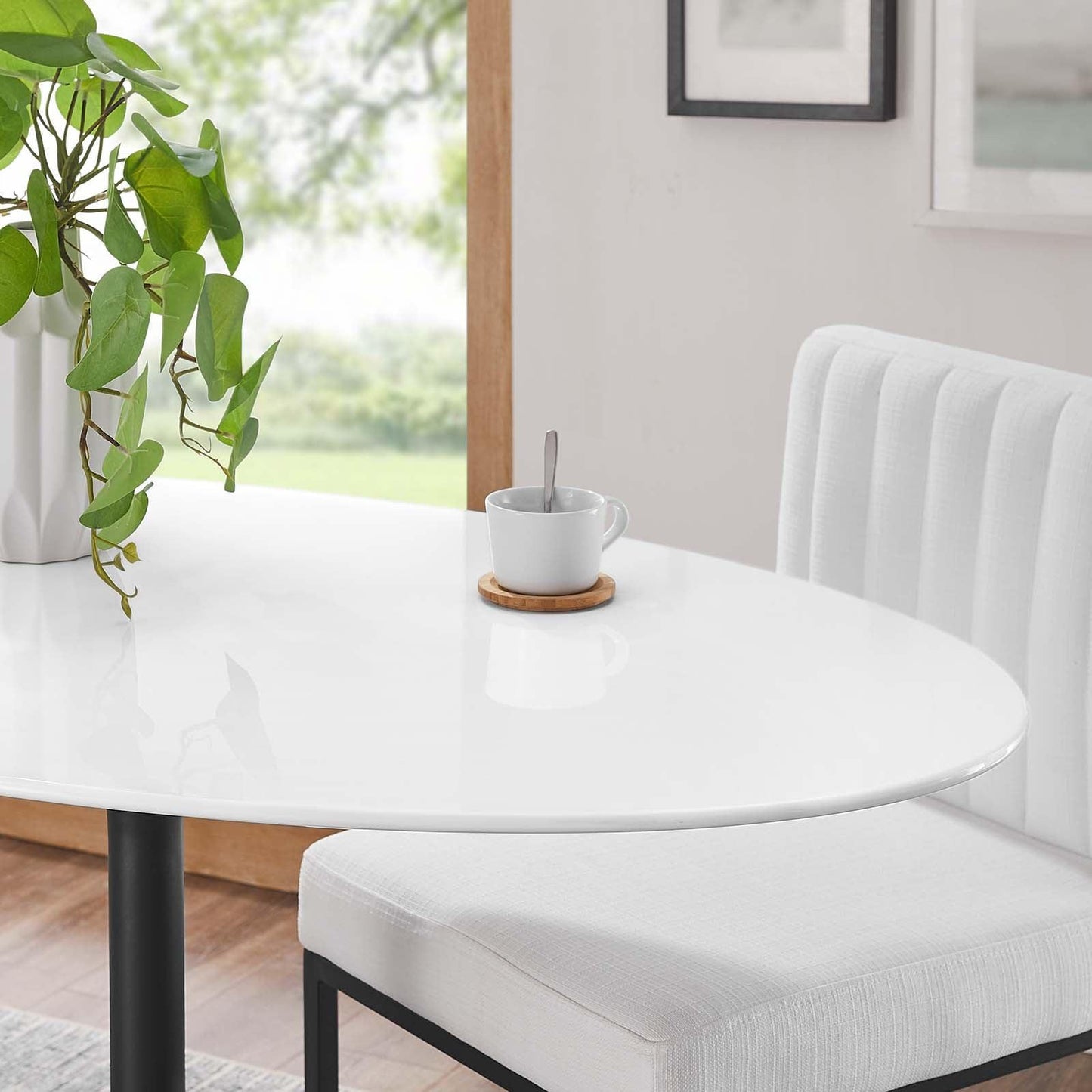 Modway Lippa 48" Oval Dining Table, EEI-3517 FredCo