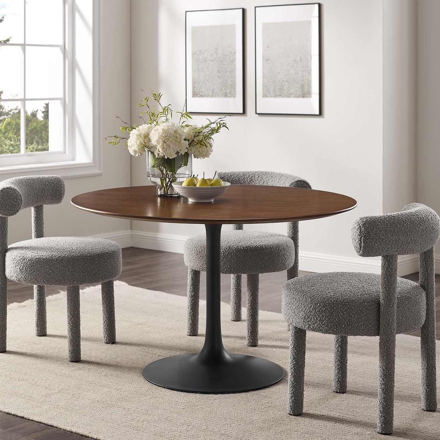 Modway Lippa 48" Round Dining Table, EEI-3532 FredCo