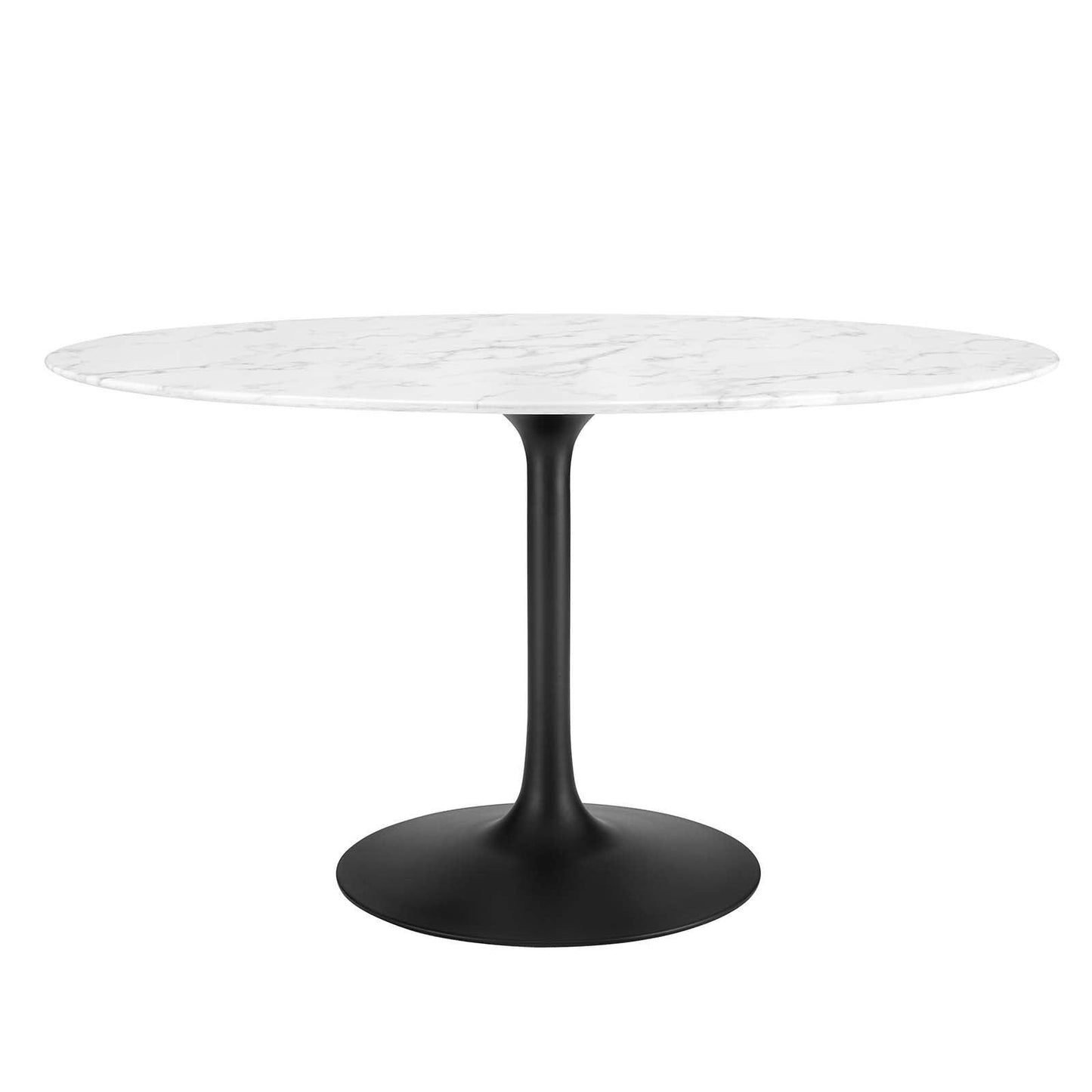 Modway Lippa 54" Oval Artificial Marble Dining Table, EEI-3530 FredCo