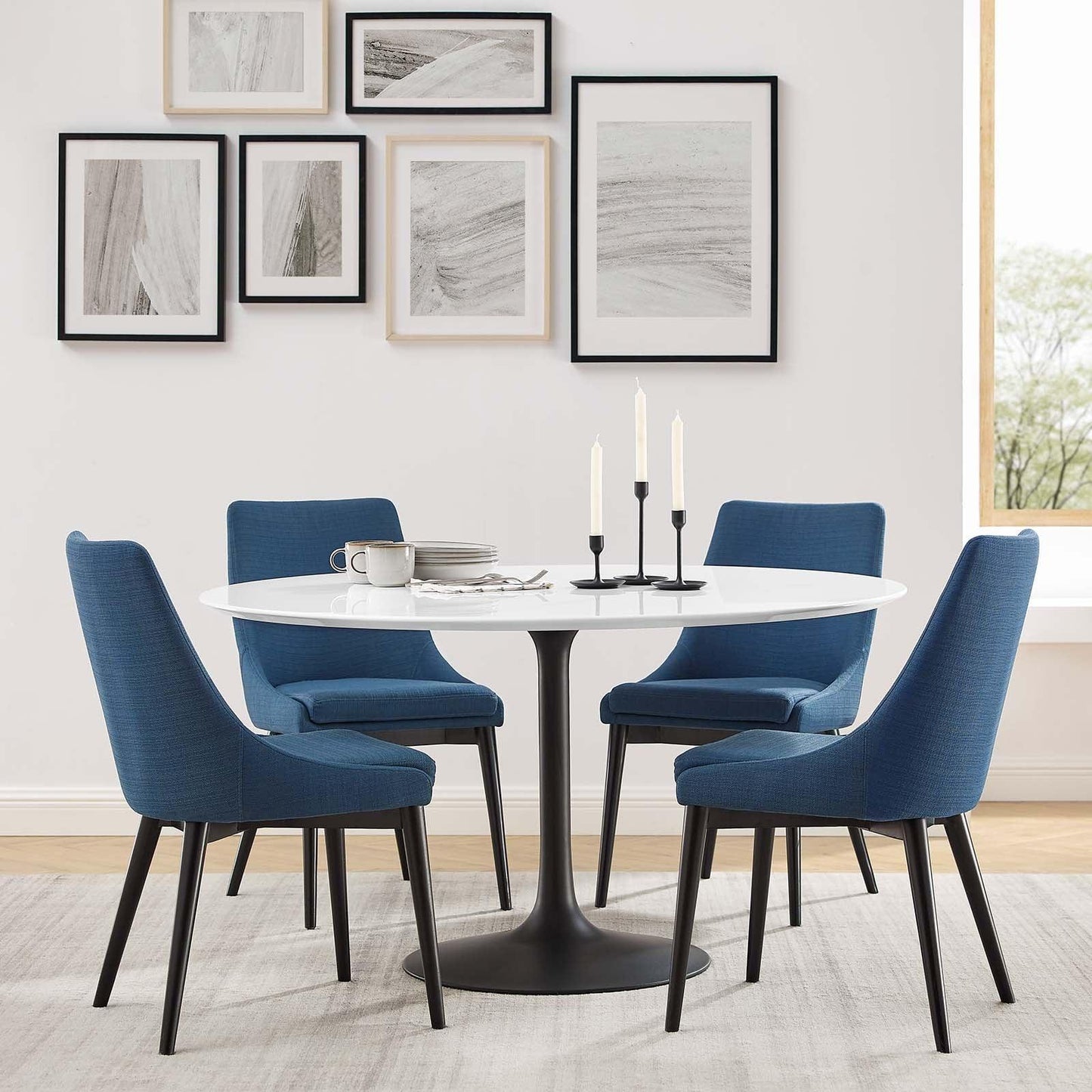 Modway Lippa 54" Round Dining Table, EEI-3523 FredCo