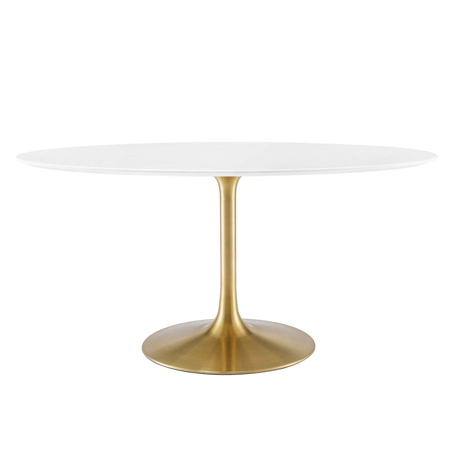 Modway Lippa 60" Oval Wood Dining Table FredCo