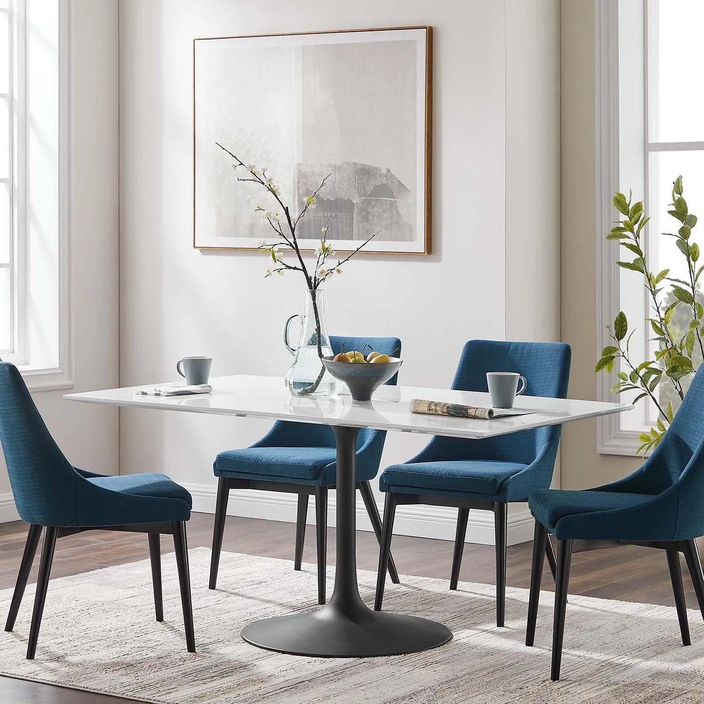 Modway Lippa 60" Rectangle Dining Table FredCo