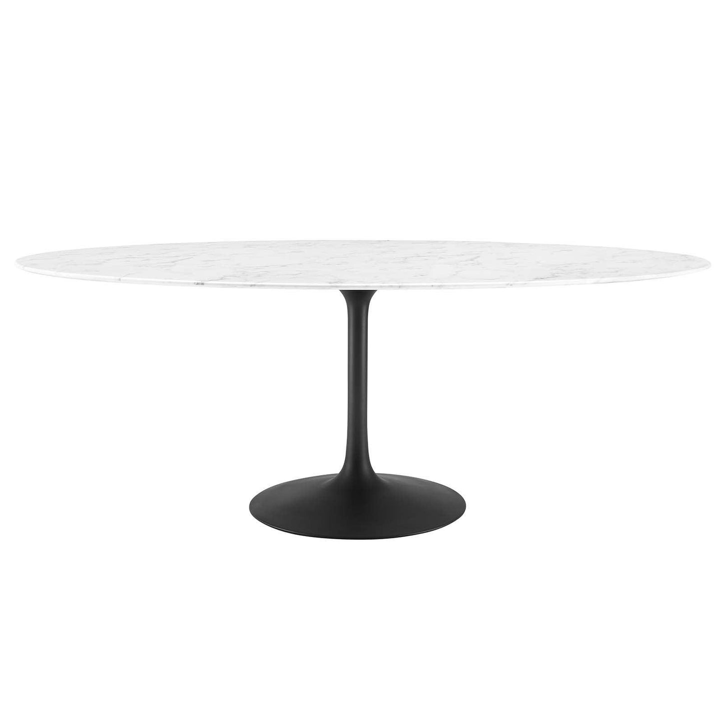 Modway Lippa 78" Oval Artificial Marble Dining Table, EEI-3542 FredCo