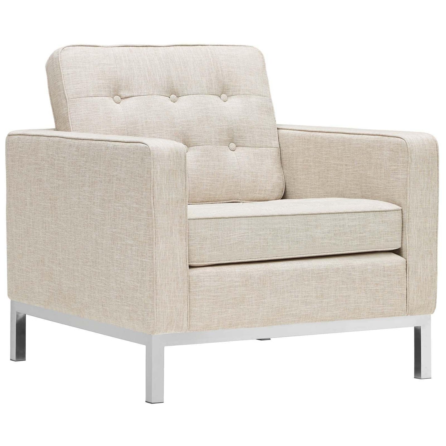 Modway Loft Upholstered Fabric Armchair FredCo
