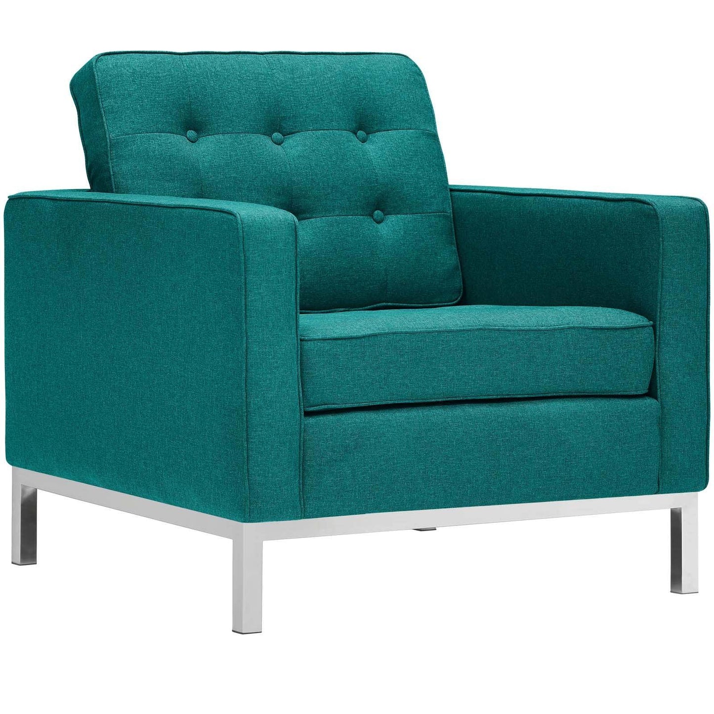Modway Loft Upholstered Fabric Armchair FredCo