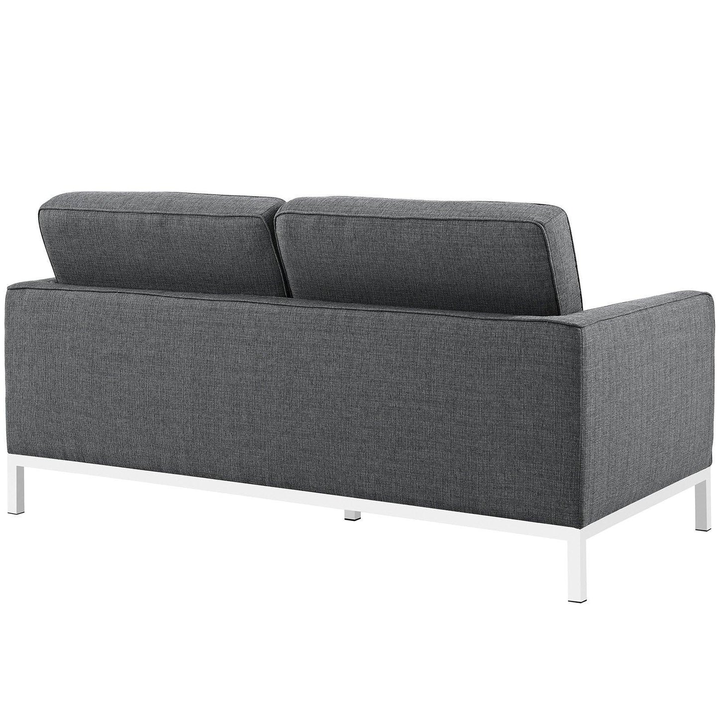 Modway Loft Upholstered Fabric Loveseat FredCo