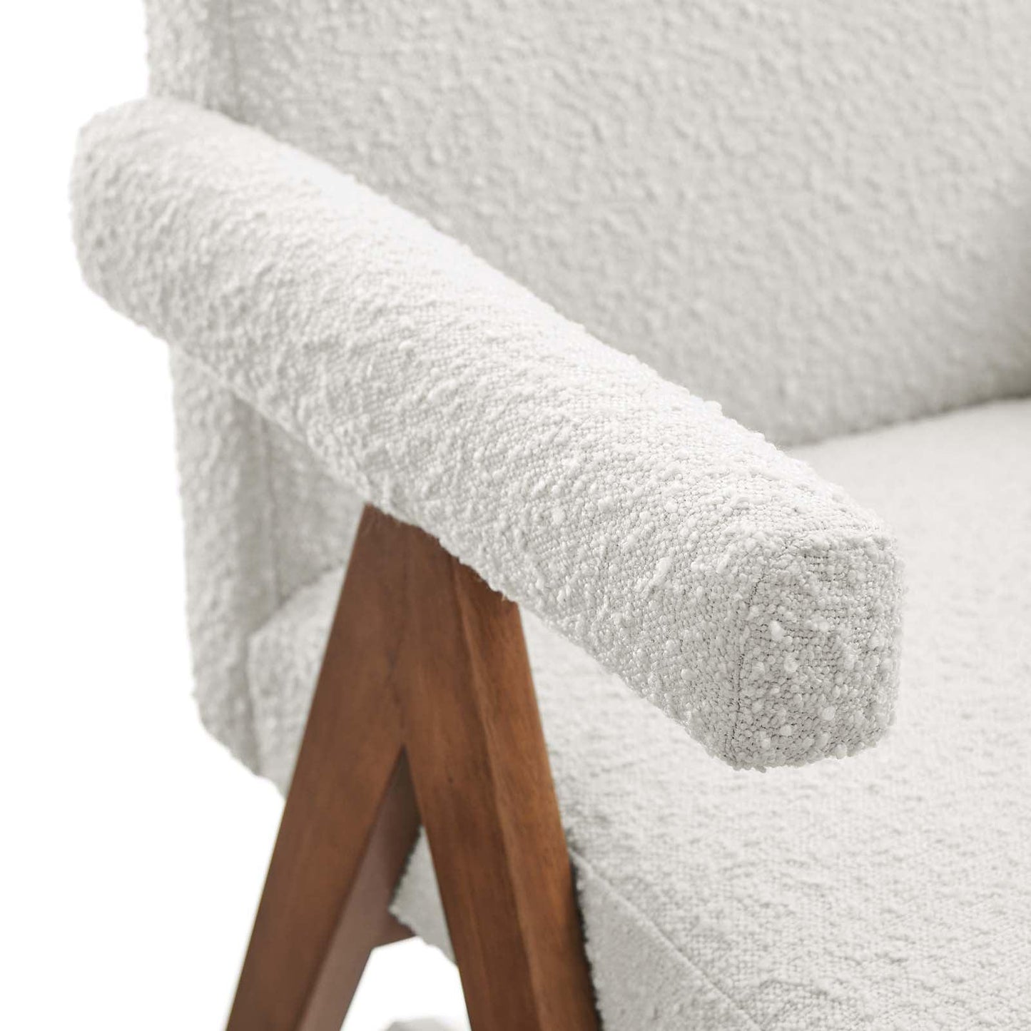 Modway Lyra Boucle Fabric Dining Room Chair - Set of 2, EEI-6506 FredCo