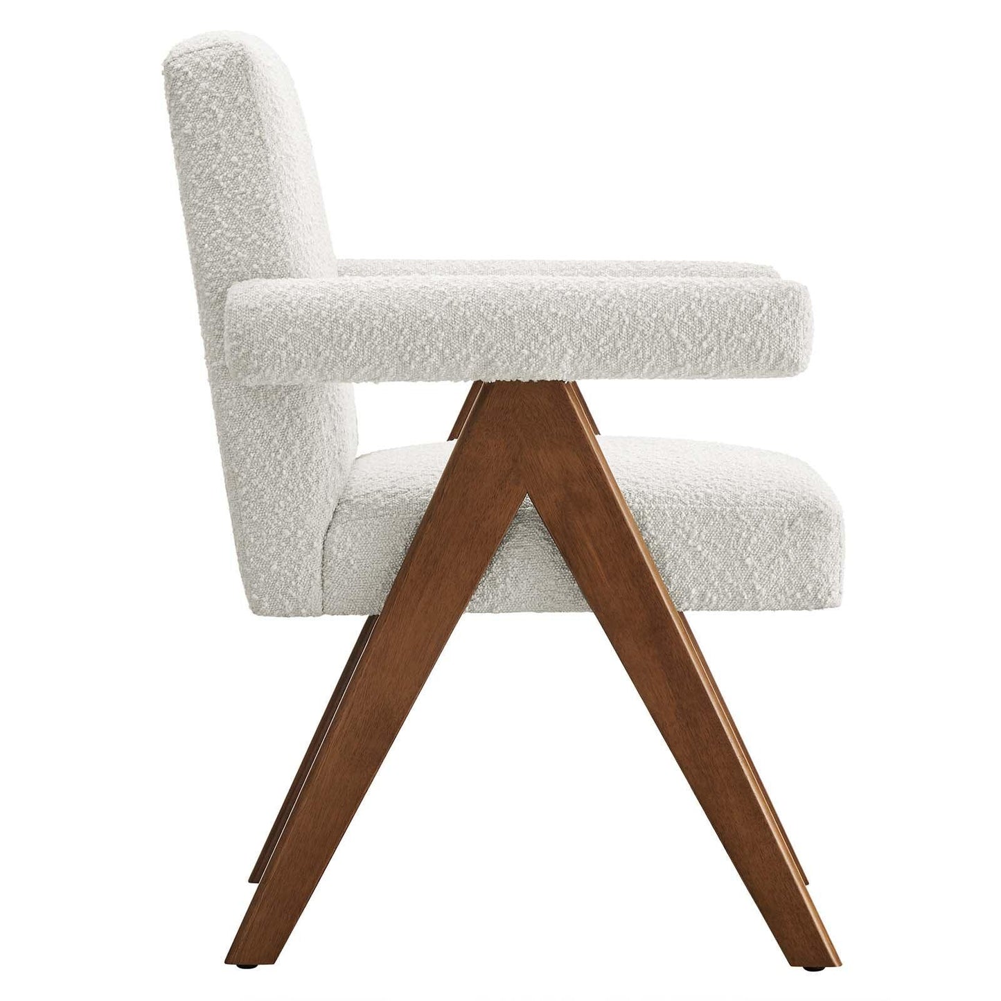 Modway Lyra Boucle Fabric Dining Room Chair - Set of 2, EEI-6506 FredCo