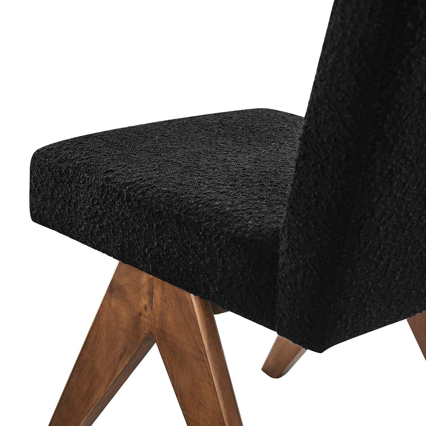 Modway Lyra Boucle Fabric Dining Room Side Chair - Set of 2, EEI-6508 FredCo