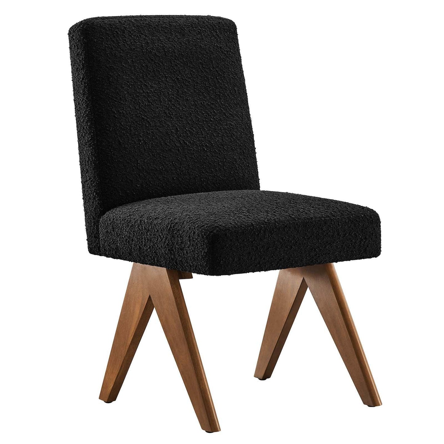 Modway Lyra Boucle Fabric Dining Room Side Chair - Set of 2, EEI-6508 FredCo