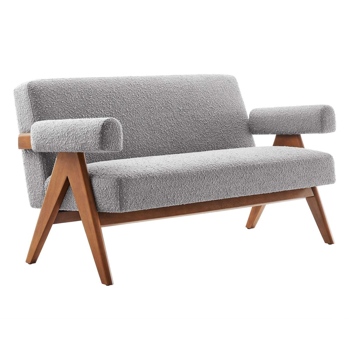 Modway Lyra Boucle Fabric Loveseat, EEI-6504 FredCo