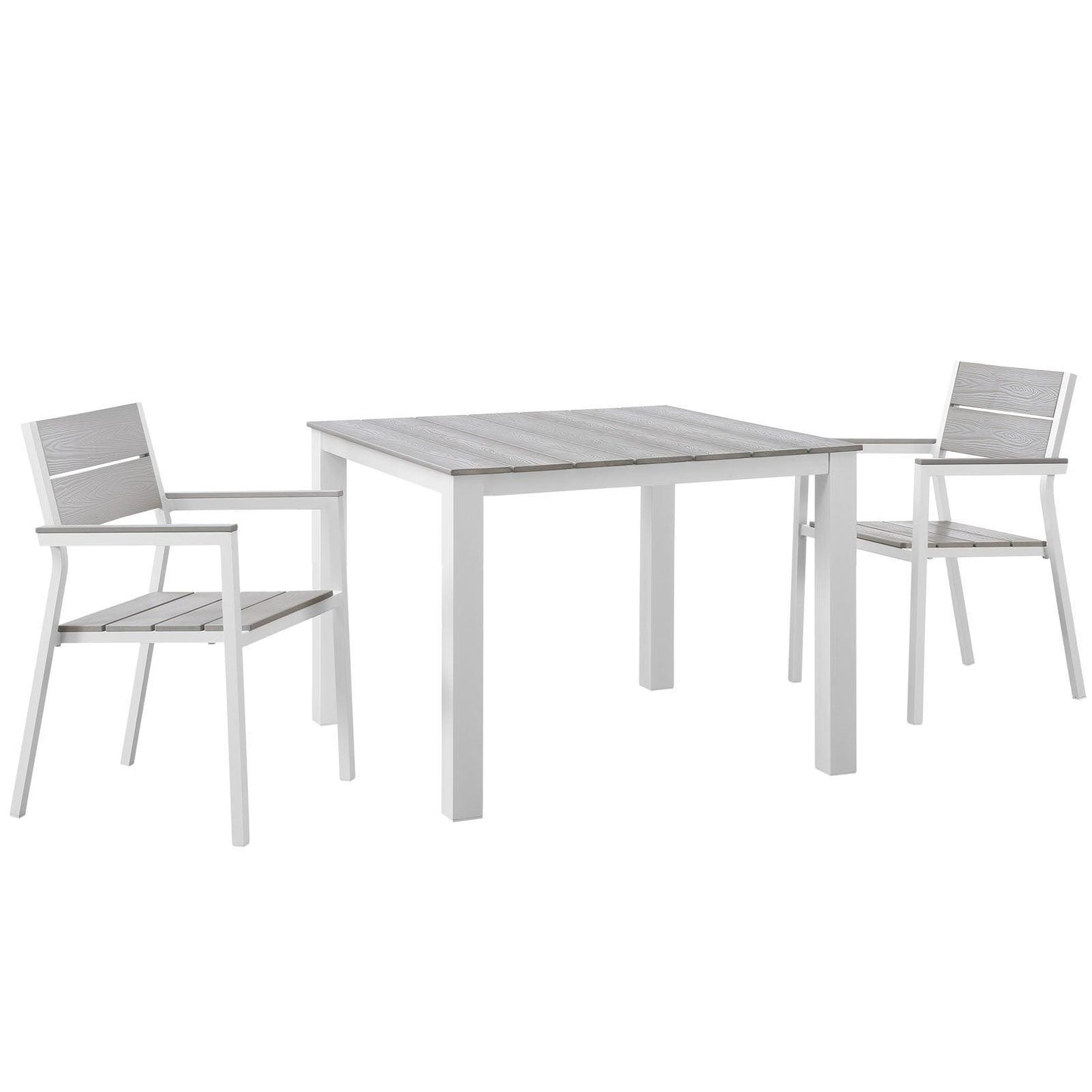 Modway Maine 3 Piece Outdoor Patio Dining Set FredCo