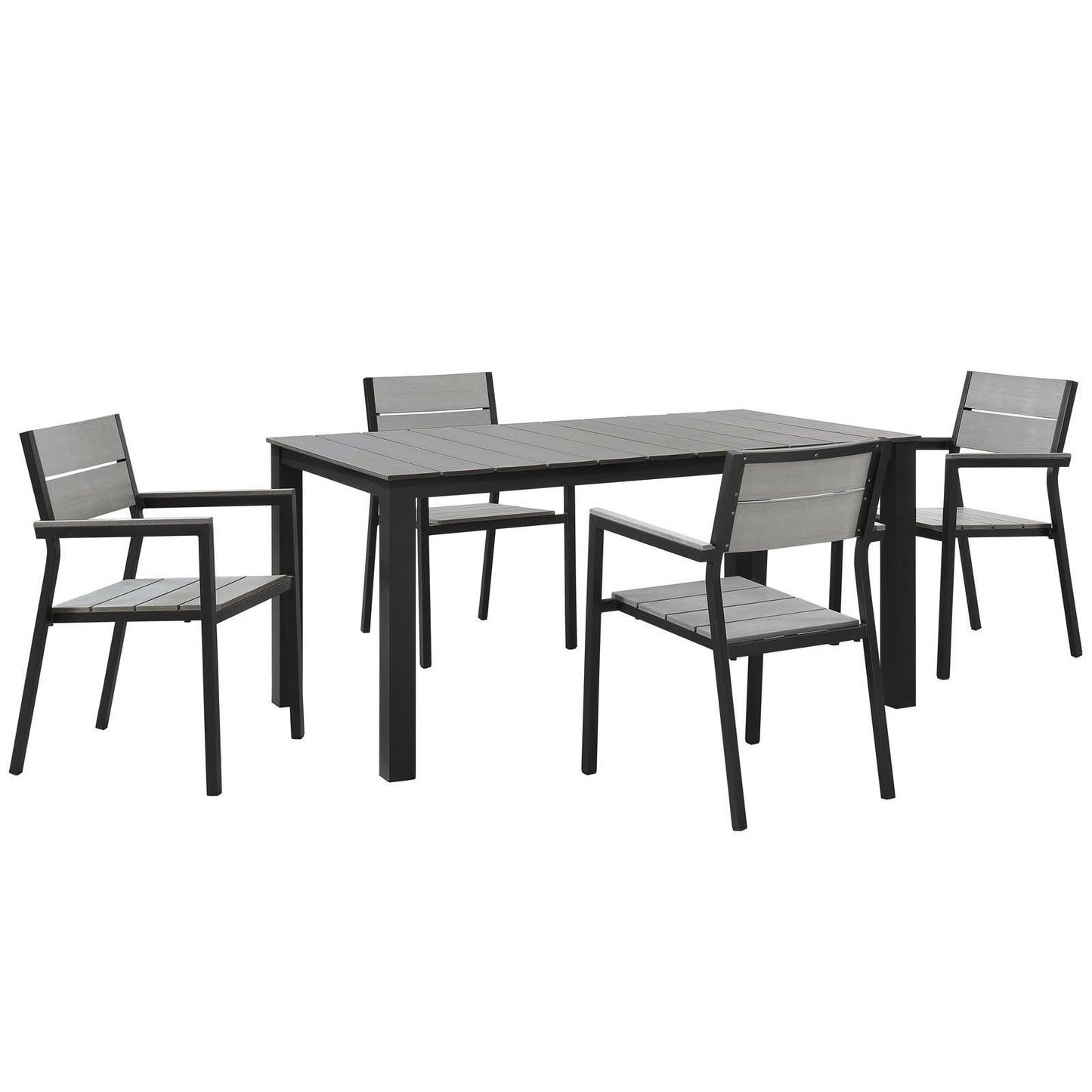 Modway Maine 5 Piece Outdoor Patio Dining Set, EEI-1747 FredCo