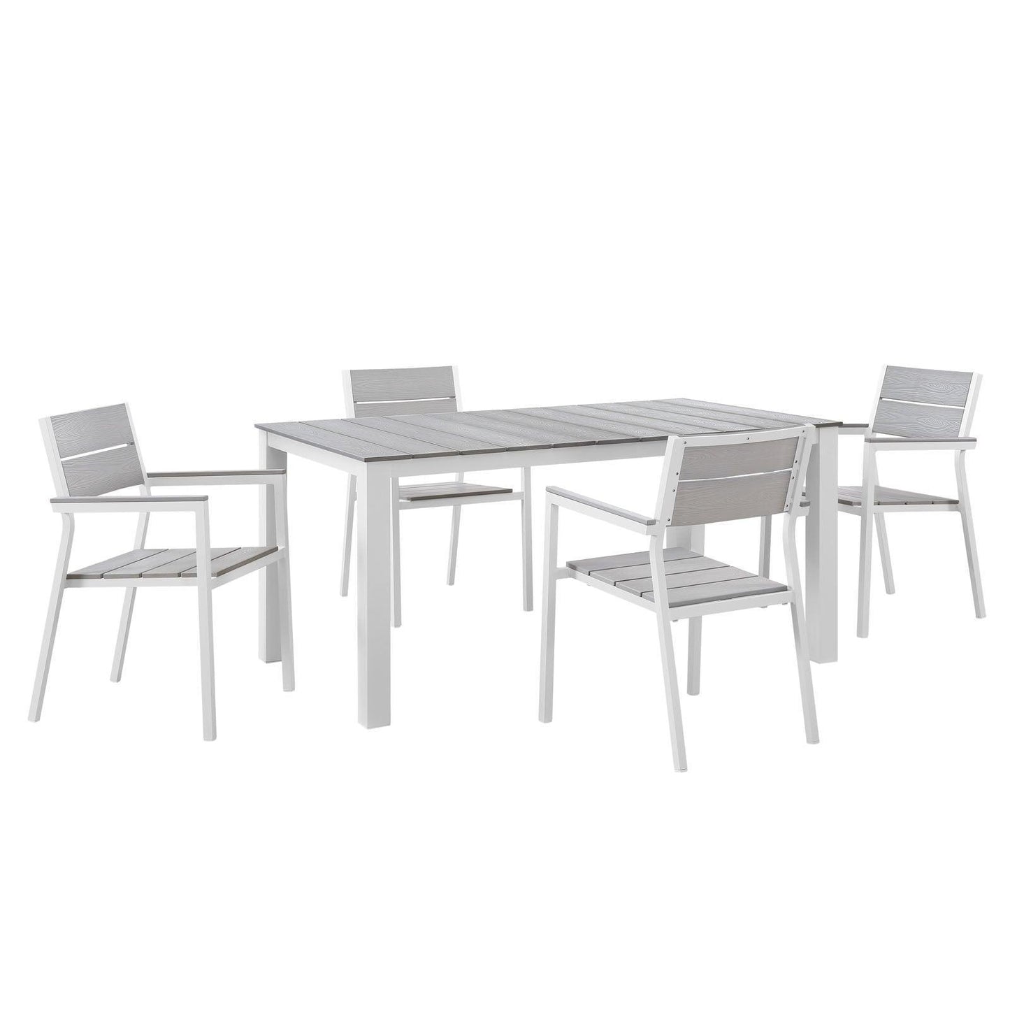 Modway Maine 5 Piece Outdoor Patio Dining Set, EEI-1747 FredCo