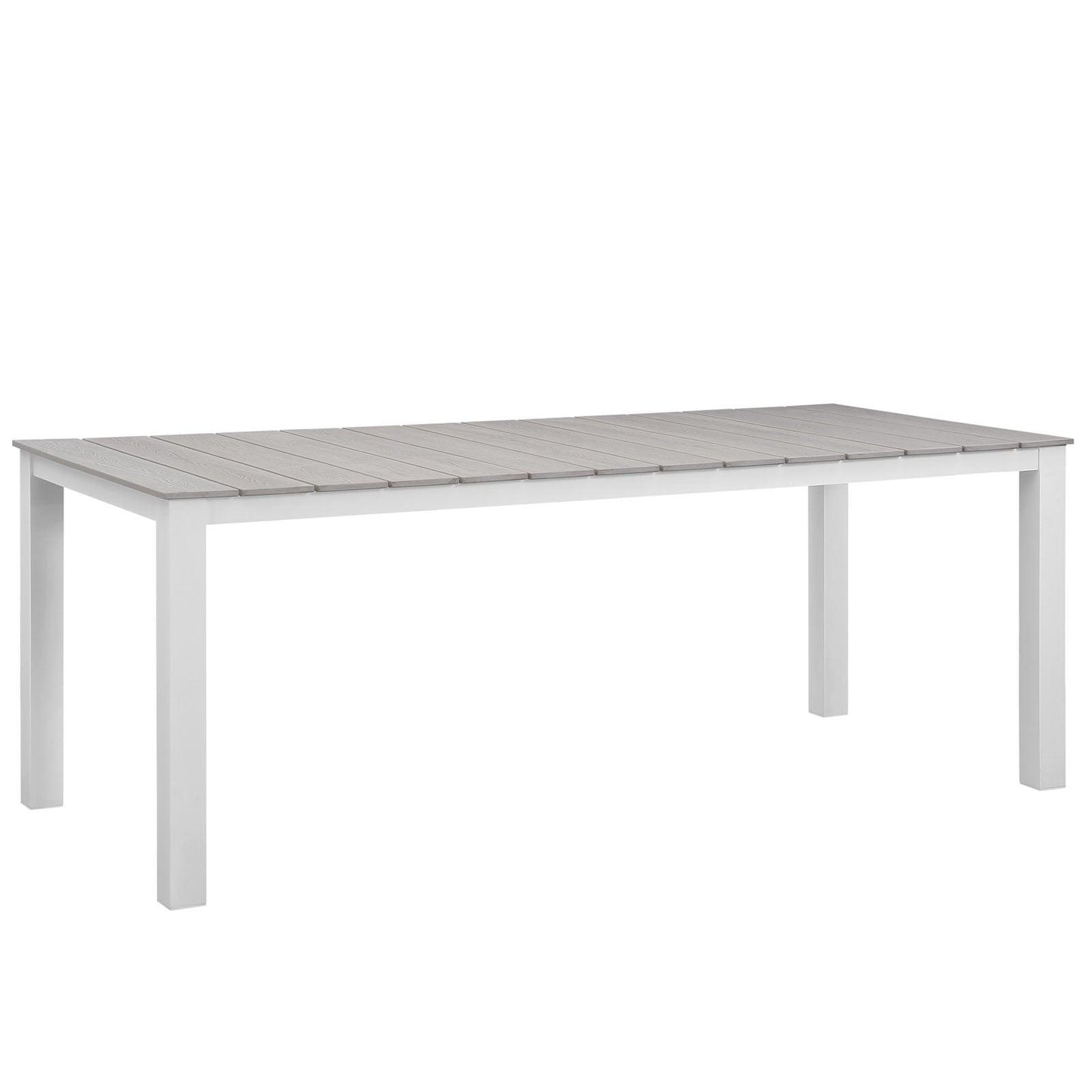 Modway Maine 80" Outdoor Patio Dining Table FredCo