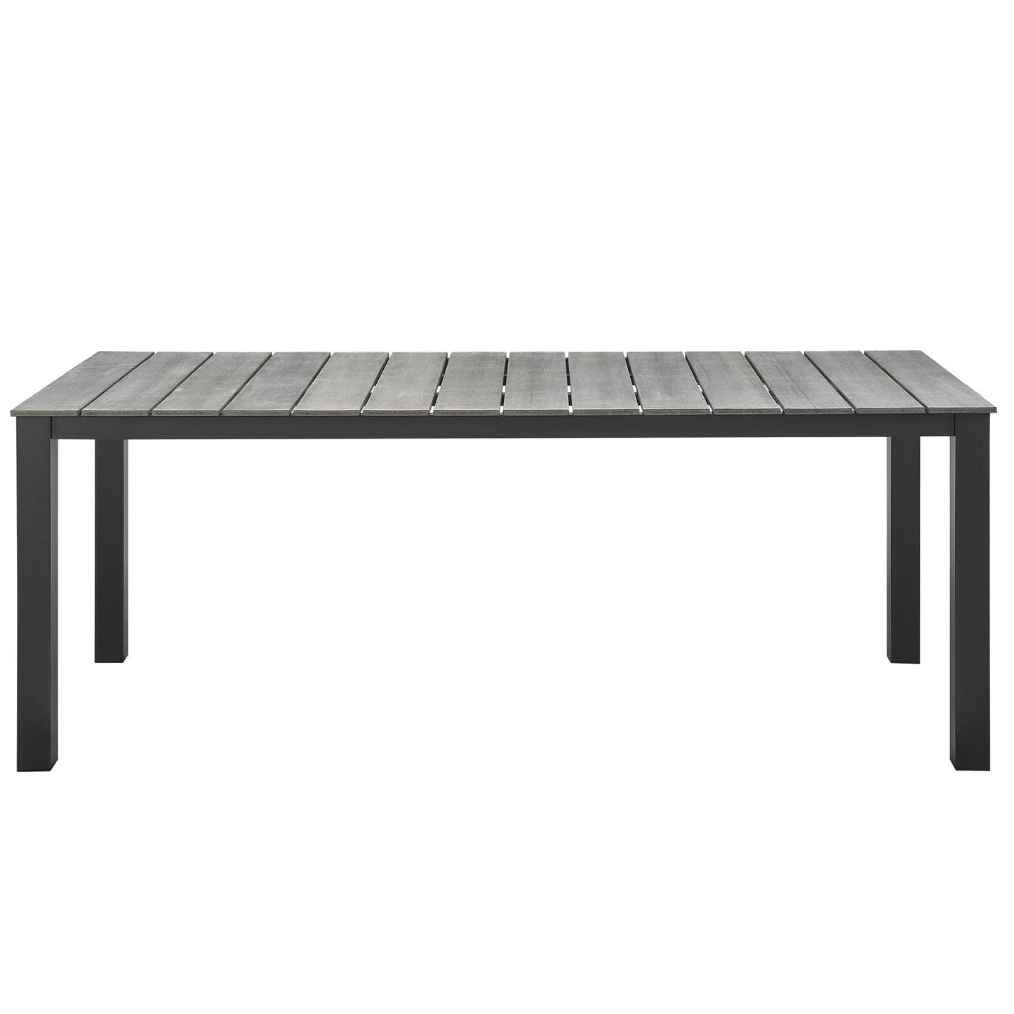 Modway Maine 80" Outdoor Patio Dining Table FredCo