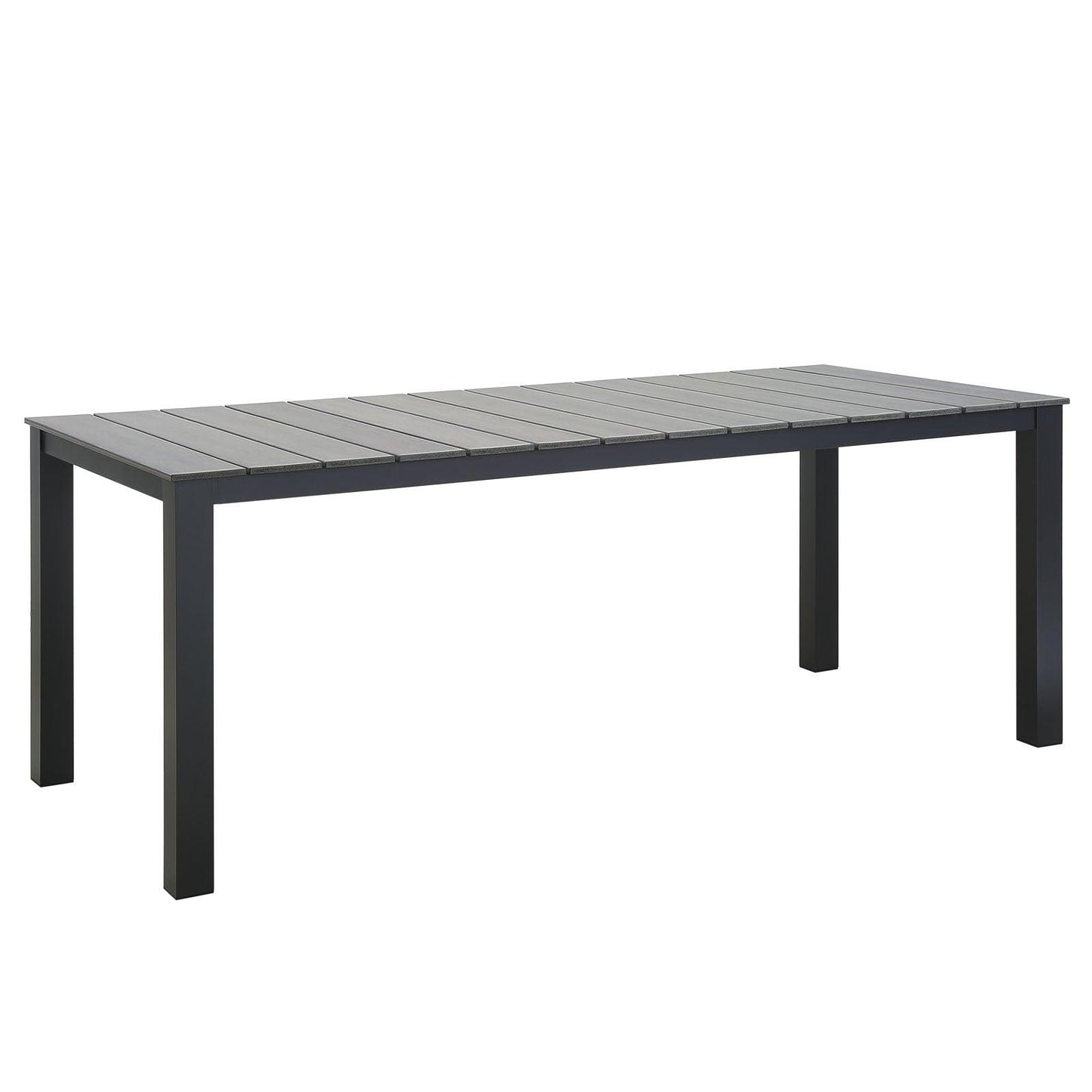 Modway Maine 80" Outdoor Patio Dining Table FredCo