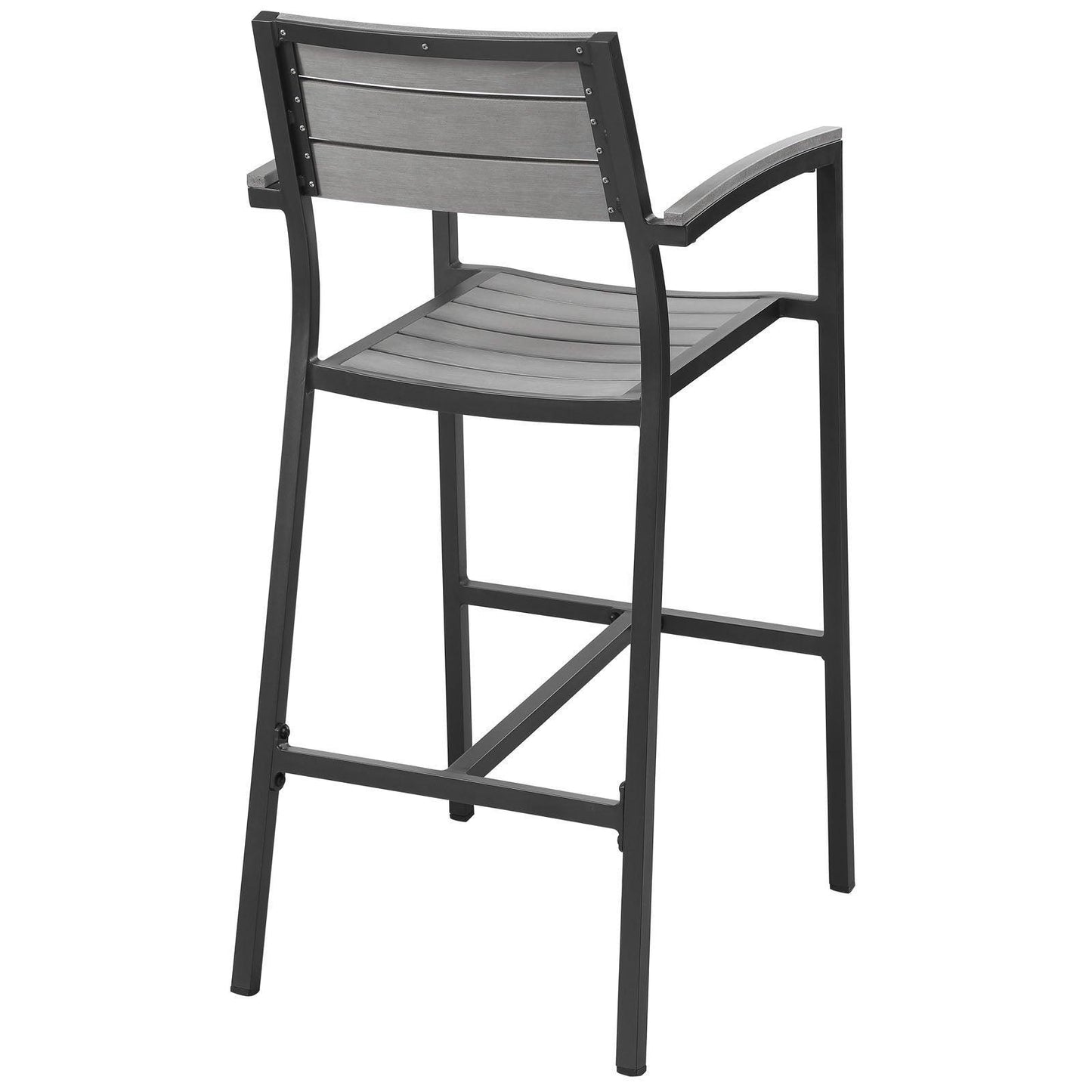 Modway Maine Bar Stool Outdoor Patio Set of 2 FredCo