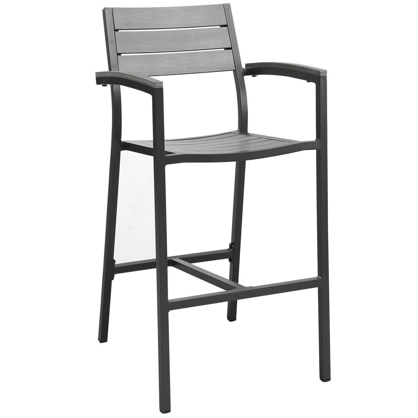 Modway Maine Bar Stool Outdoor Patio Set of 2 FredCo