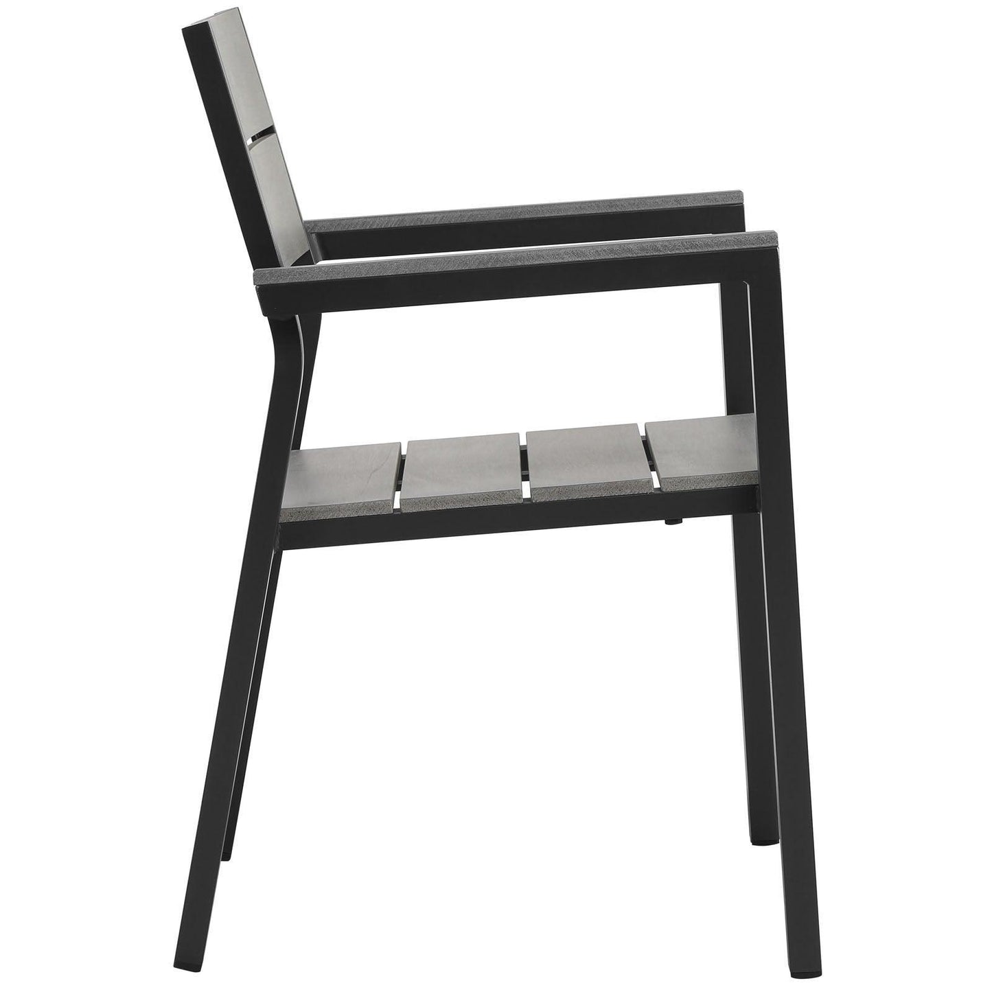 Modway Maine Dining Armchair Outdoor Patio Set of 2 FredCo