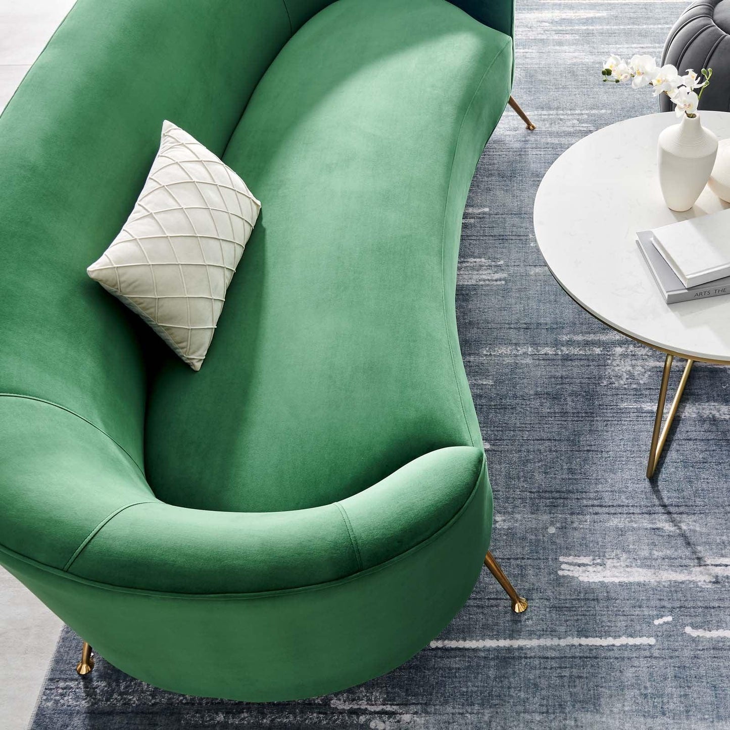 Modway Marchesa Upholstered Performance Velvet Sofa FredCo